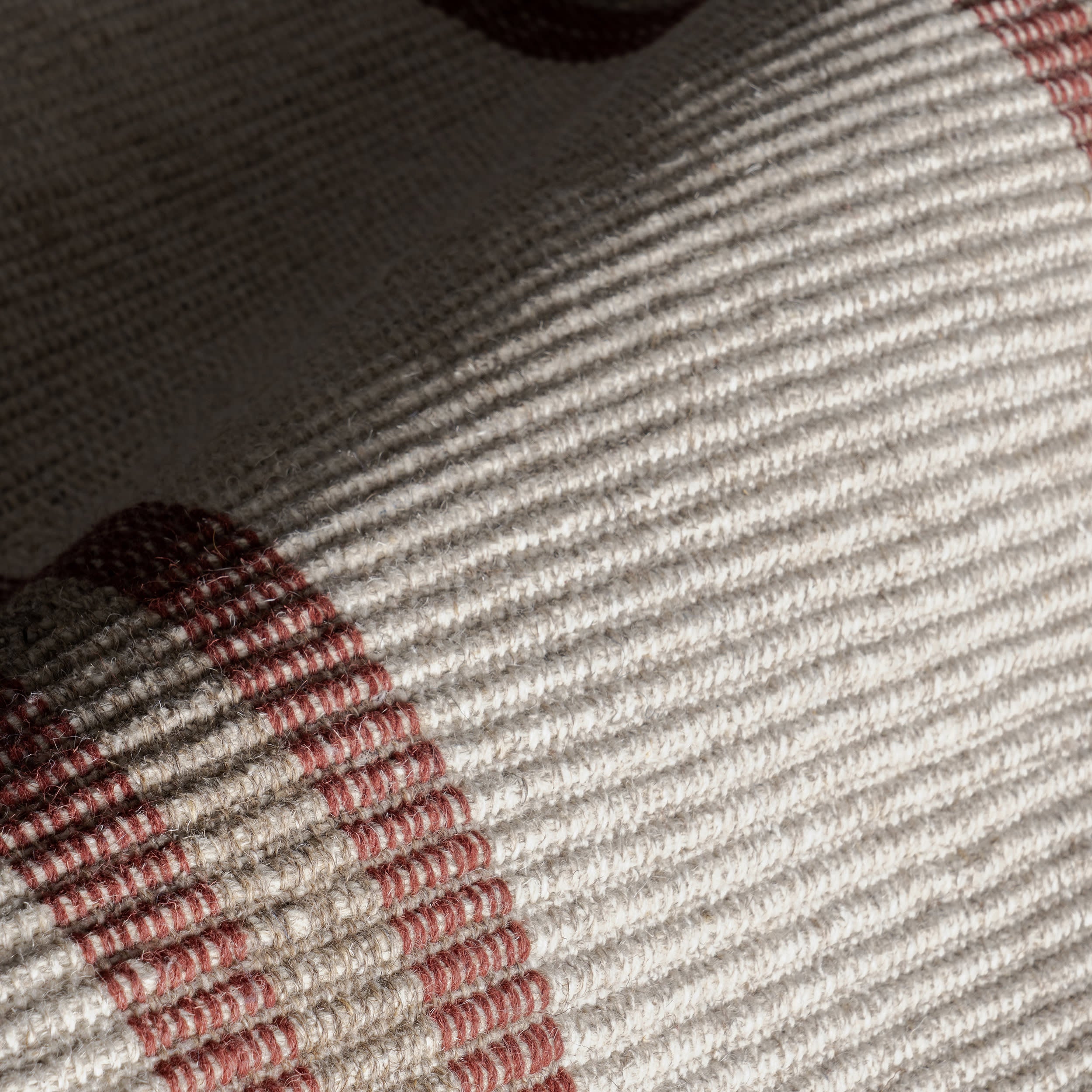 Nichols Striped Wool Rug | Ivory - Image 3