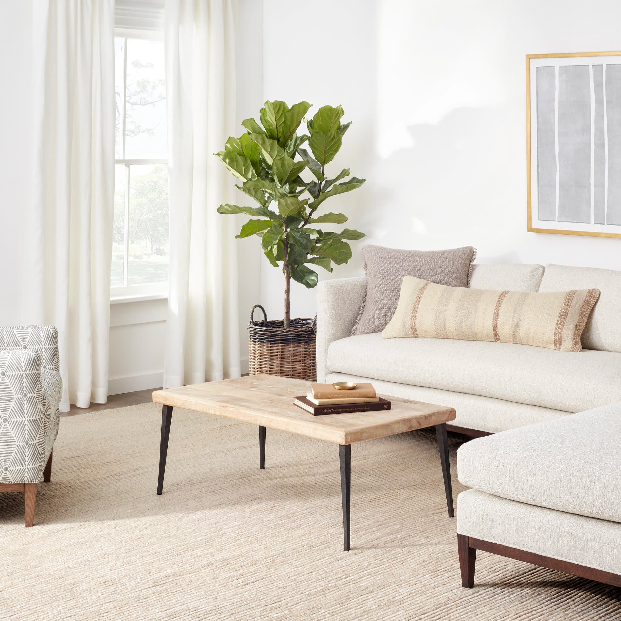 Niels Handwoven Wool/Viscose Rug | Latte - Image 3