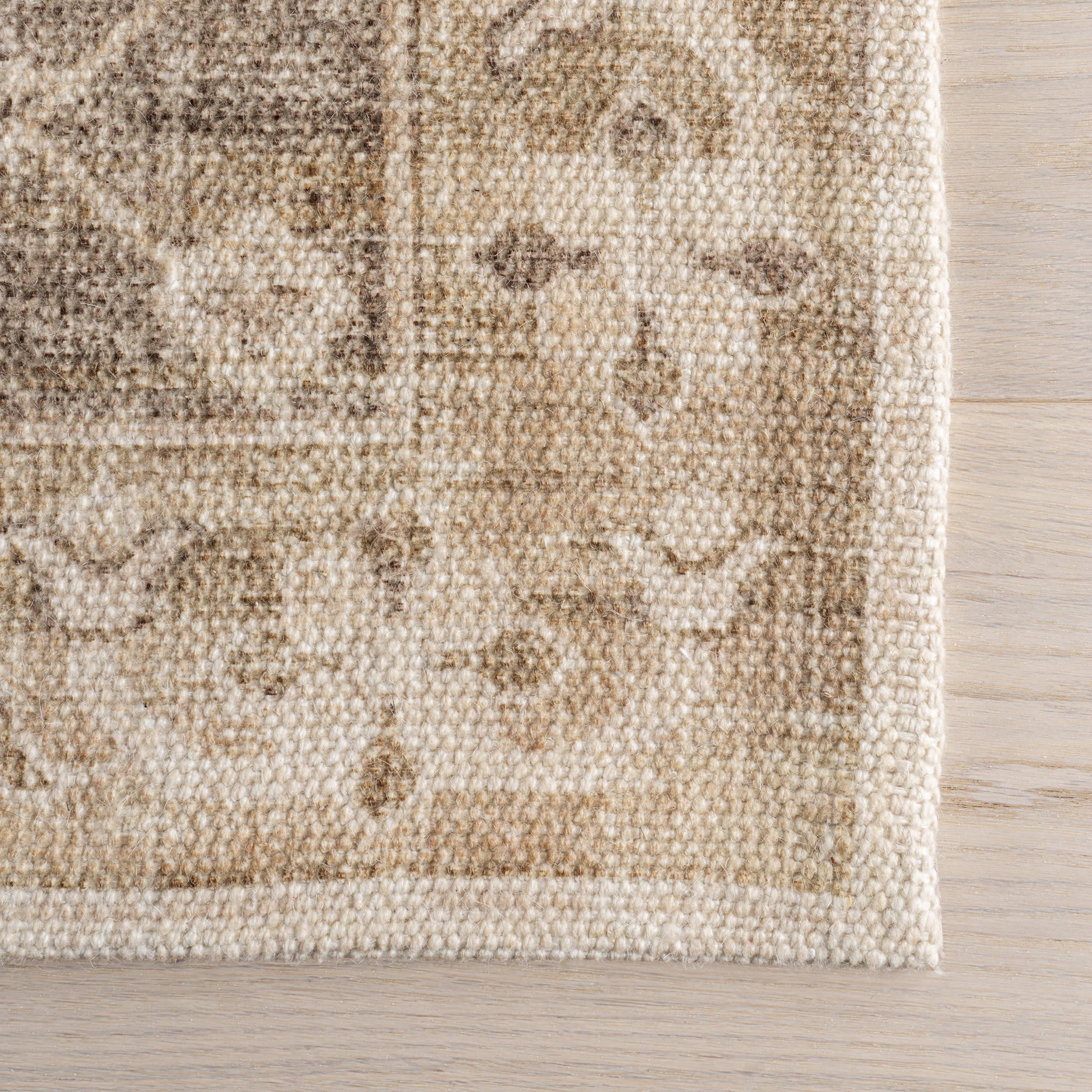 Nienna Wool and Cotton Rug | Beige - Image 4