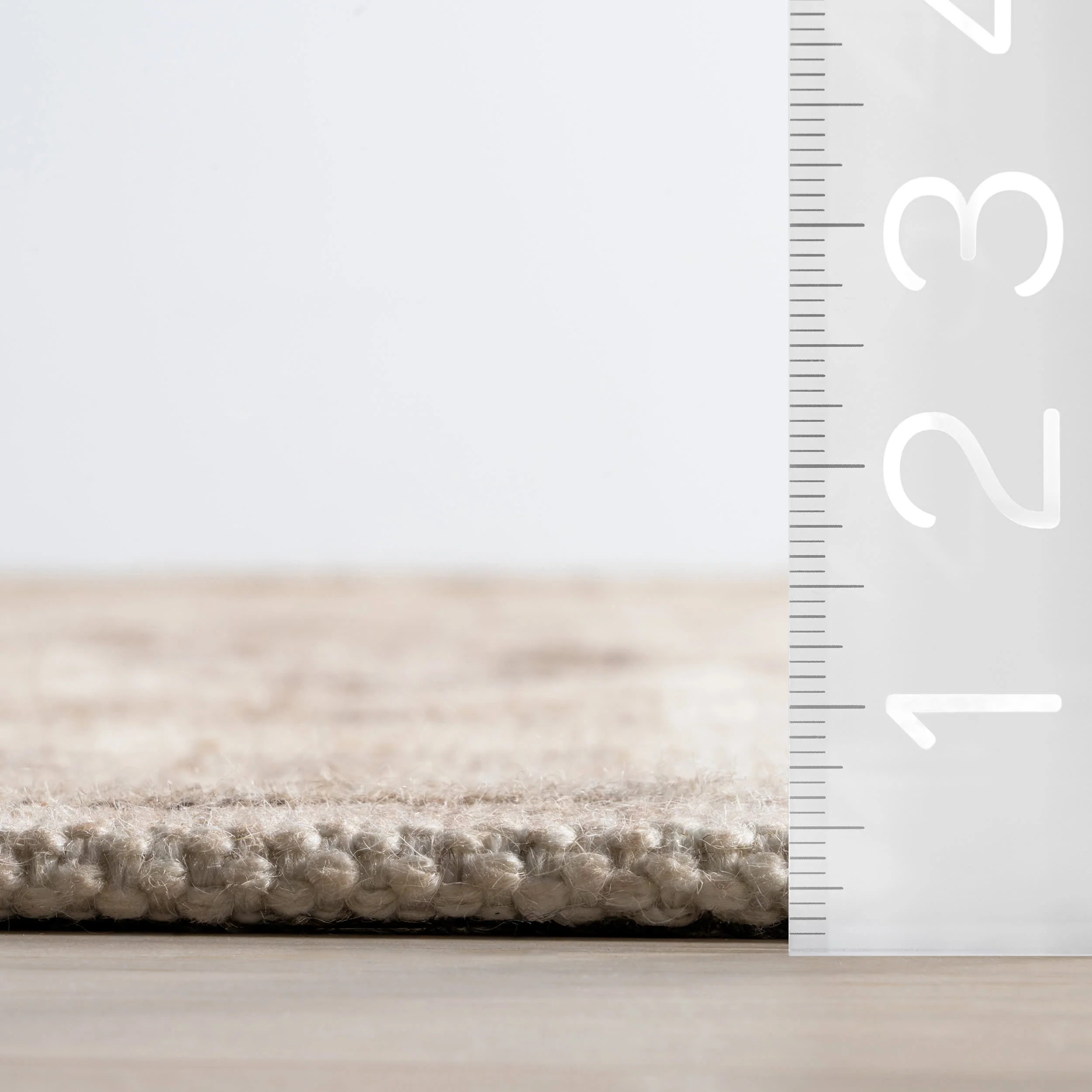 Nienna Wool and Cotton Rug | Beige - Image 5