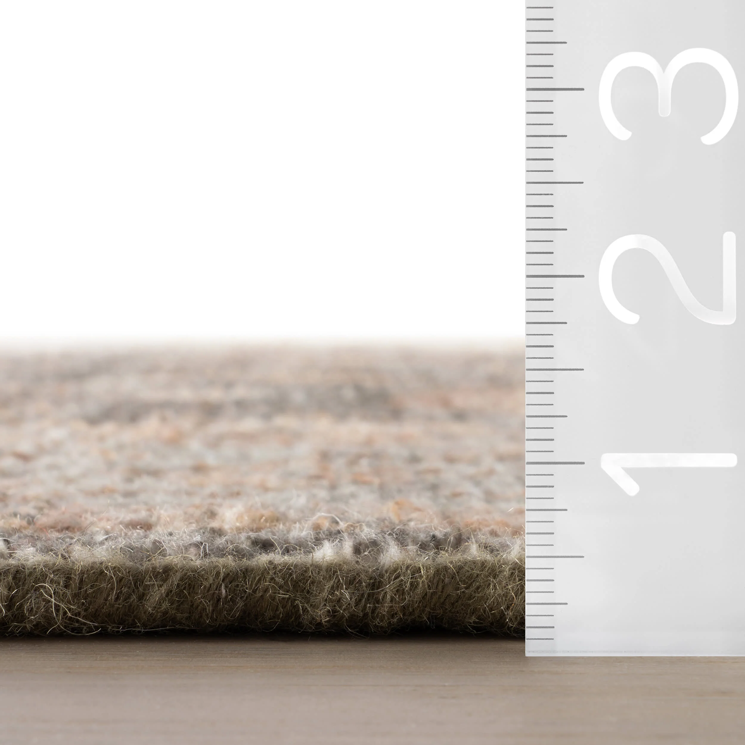 Nira Hand Tufted Wool-Blend Rug | Brown - Image 6