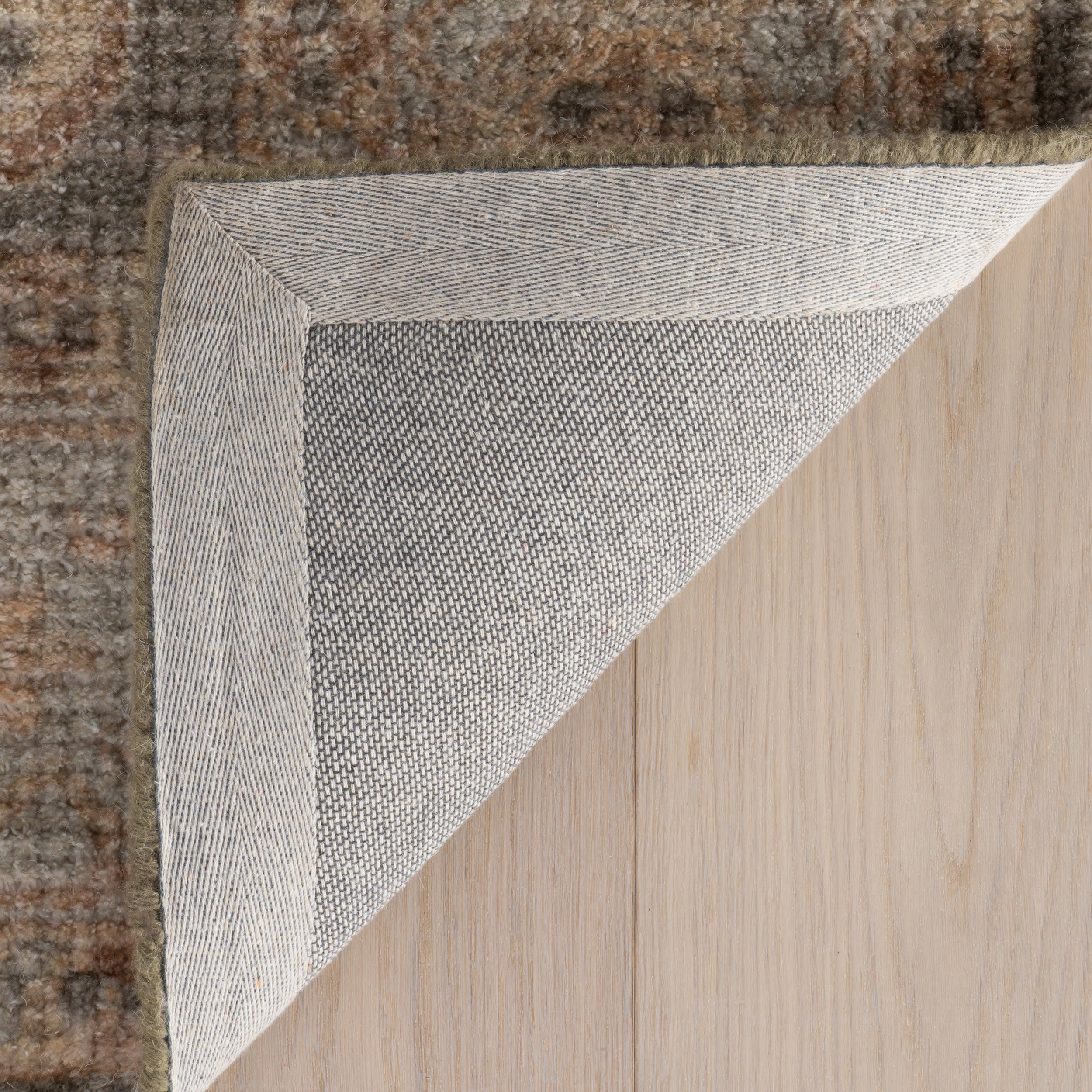 Nira Hand Tufted Wool-Blend Rug | Brown - Image 8
