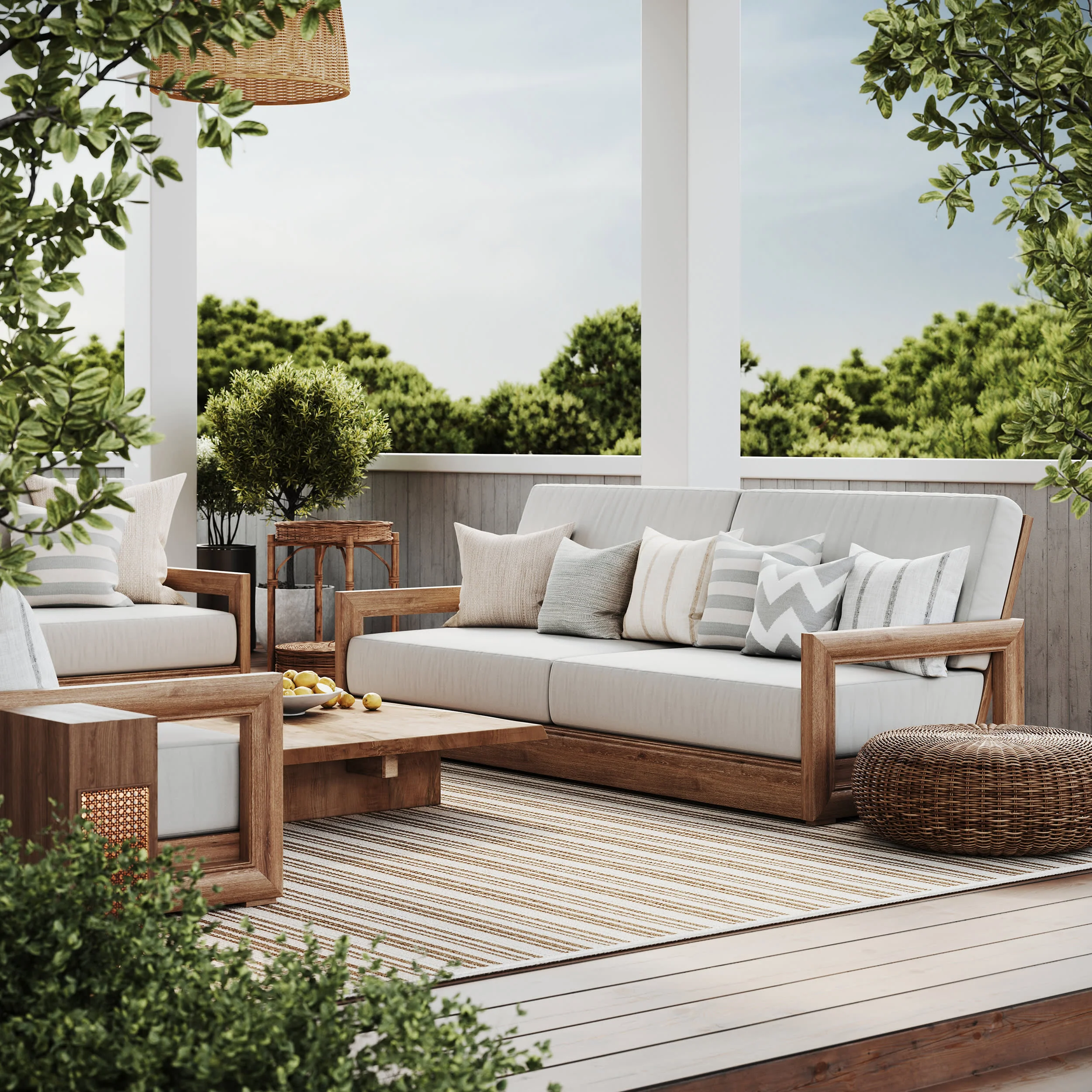 Boniface Indoor/Outdoor Rug | Brown - Image 5