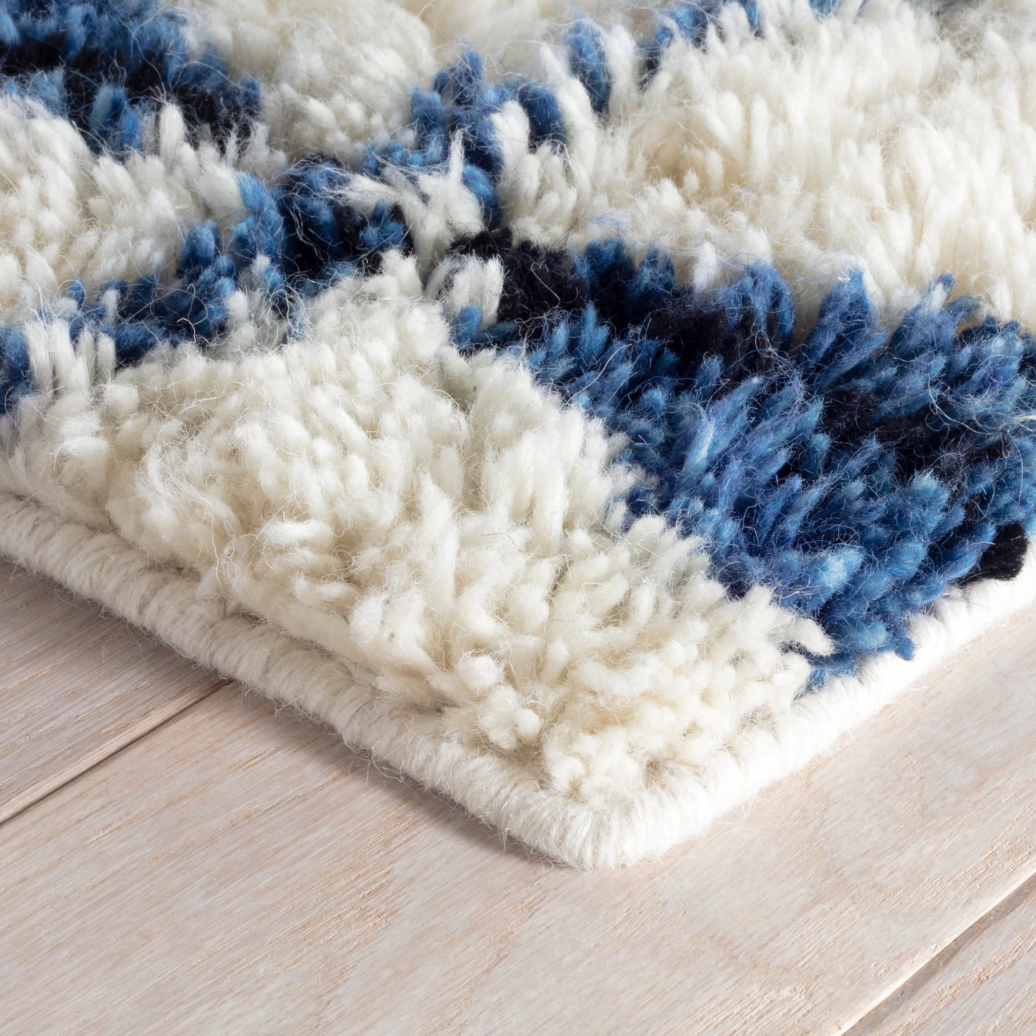 Noma Handwoven Wool Rug | Indigo - Image 4