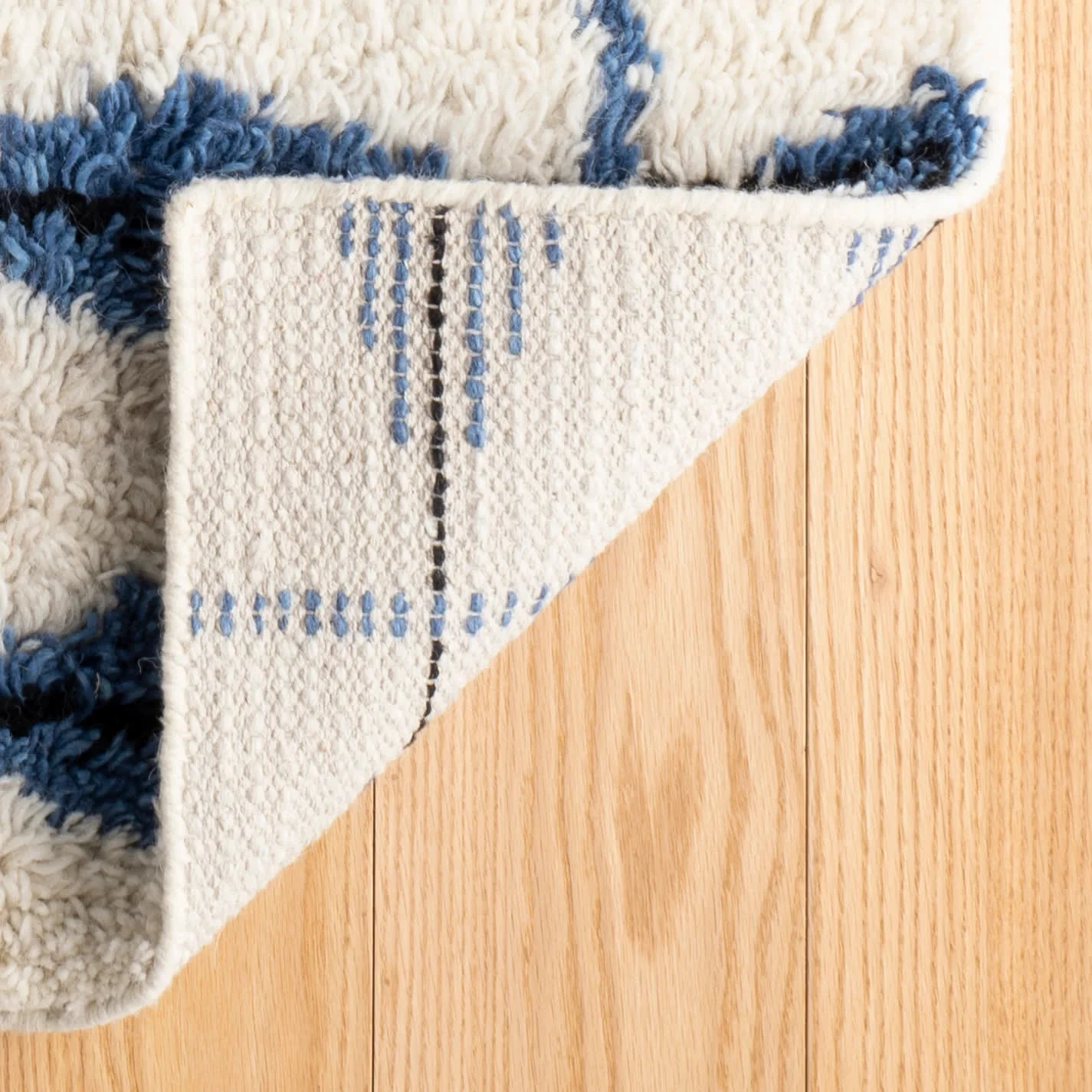 Noma Handwoven Wool Rug | Indigo - Image 5
