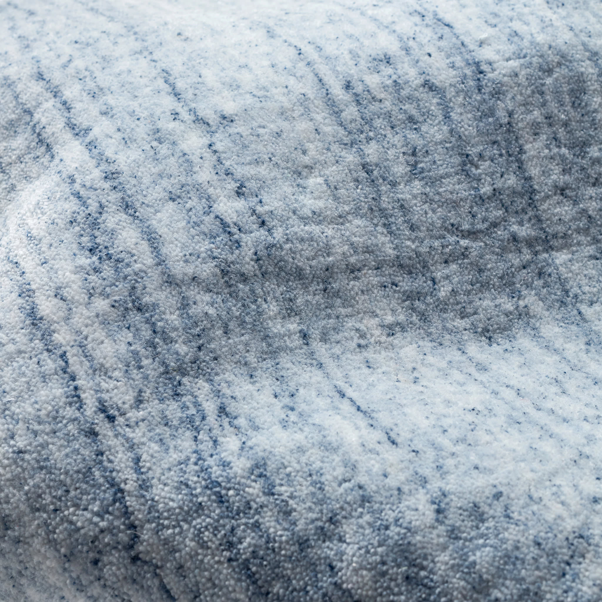 Nordic Hand Loom Knotted Performance Rug | Blue - Image 3