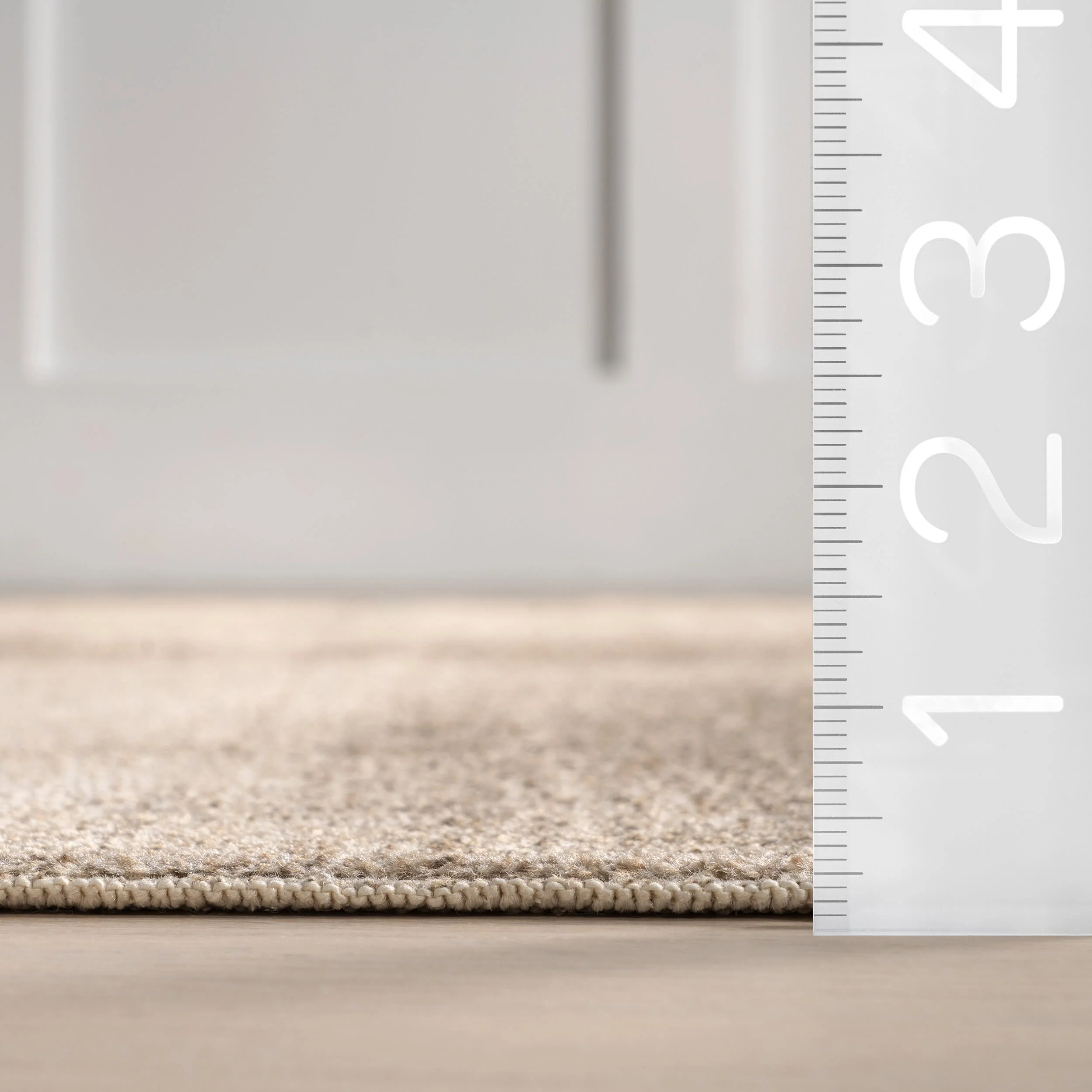 Nori Lustered Solid Washable Rug | Beige - Image 6