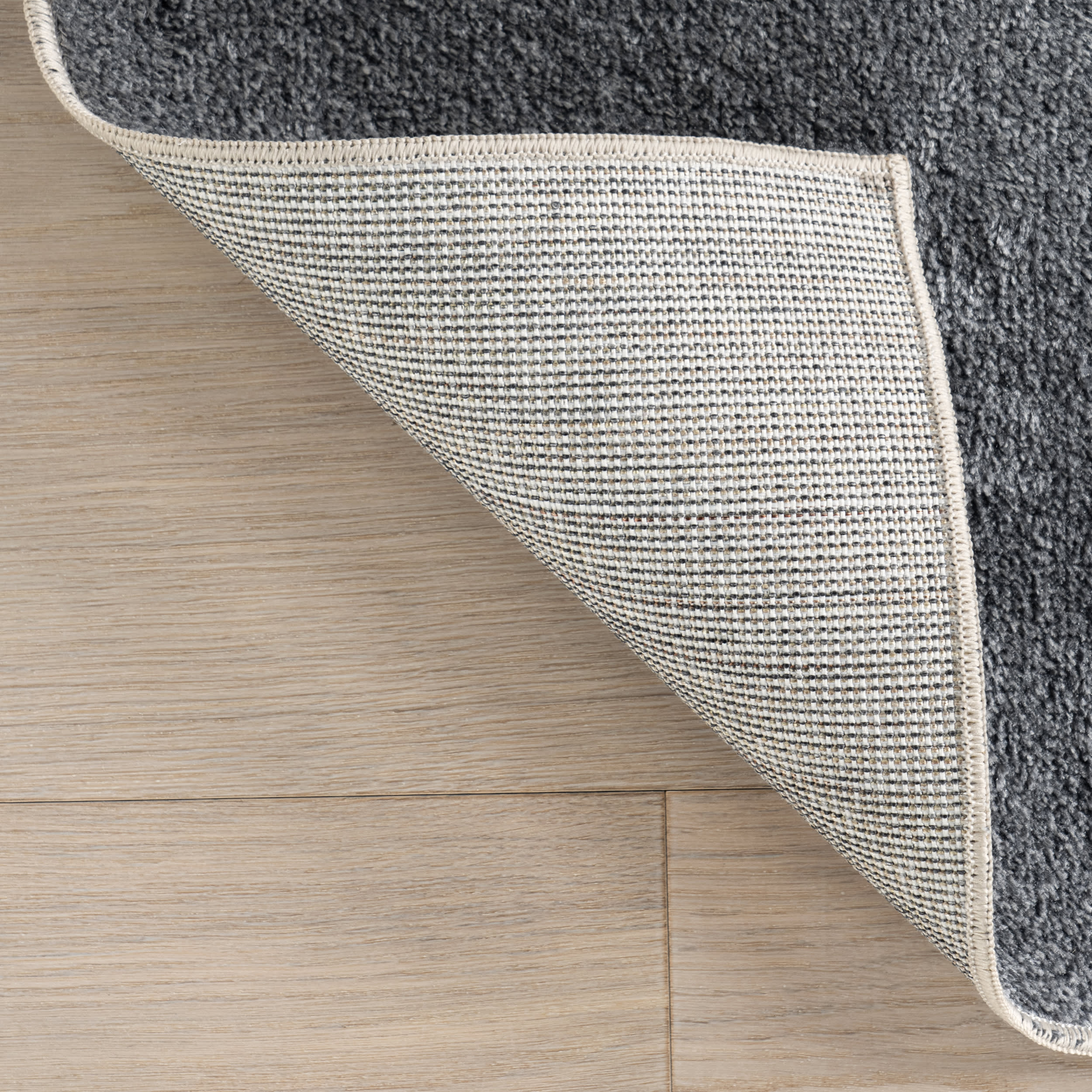Nori Lustered Solid Washable Rug | Grey - Image 7