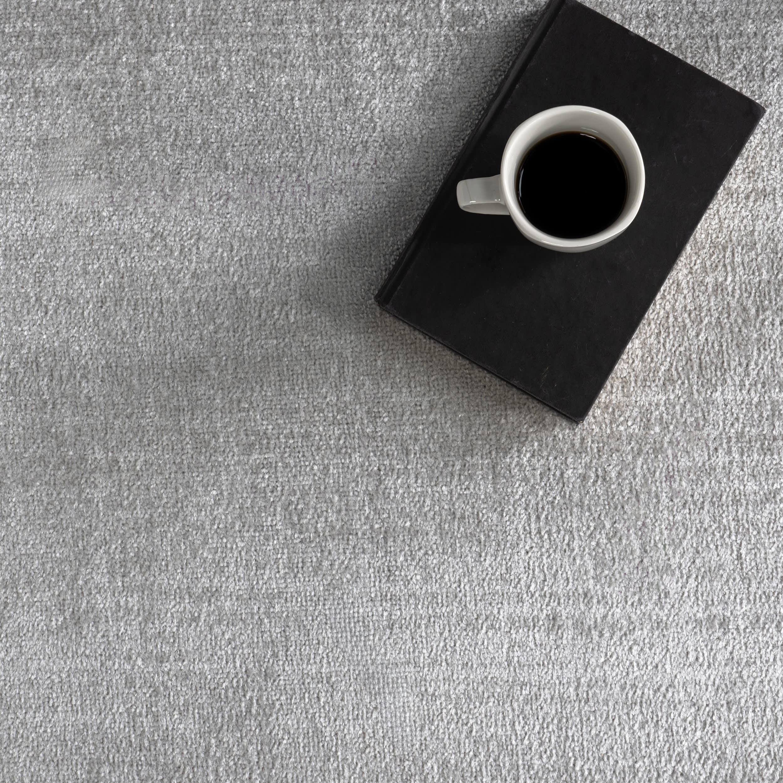 Nori Lustered Solid Washable Rug | Light Grey - Image 8