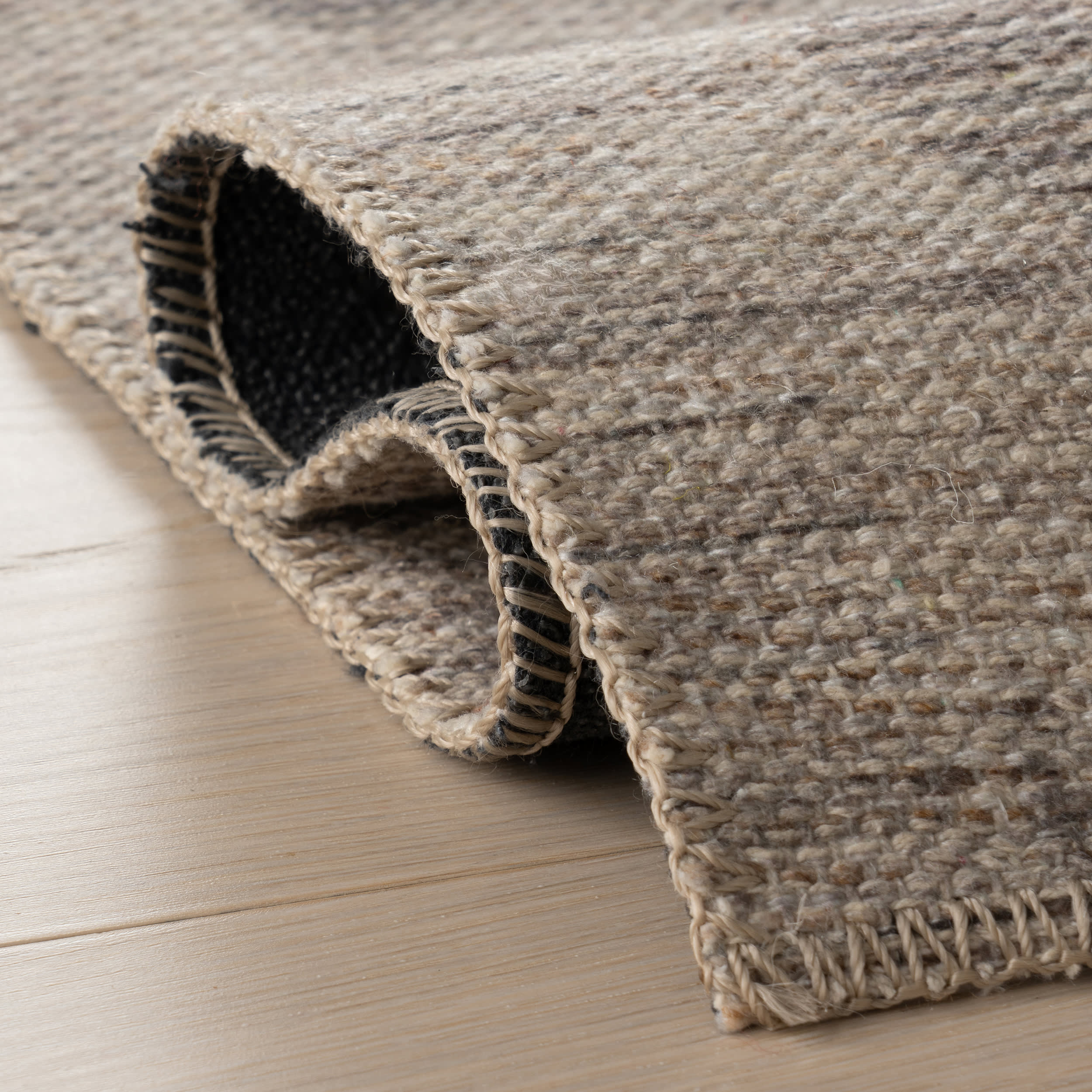 Nouran Modern Geometric Washable Rug | Brown - Image 11