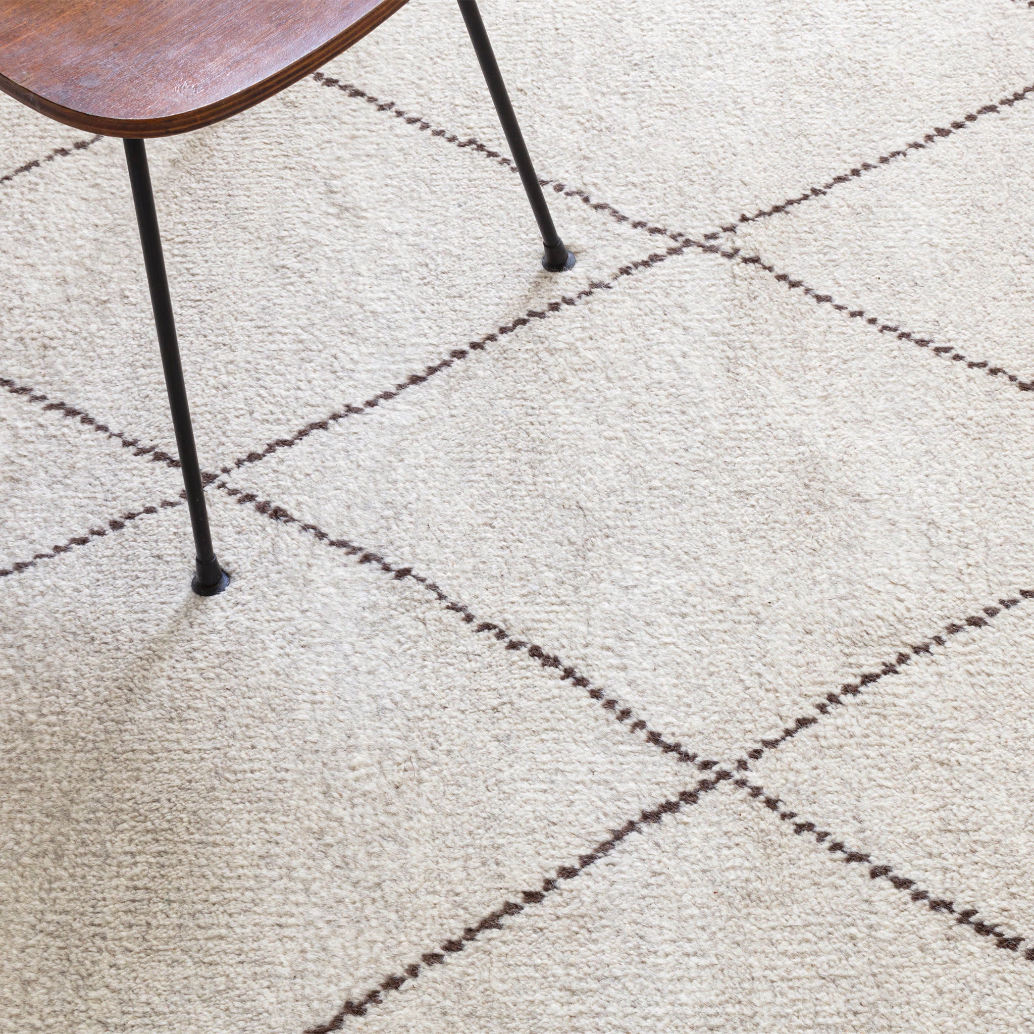 Numa Hand Knotted Wool Rug | Charcoal - Image 8