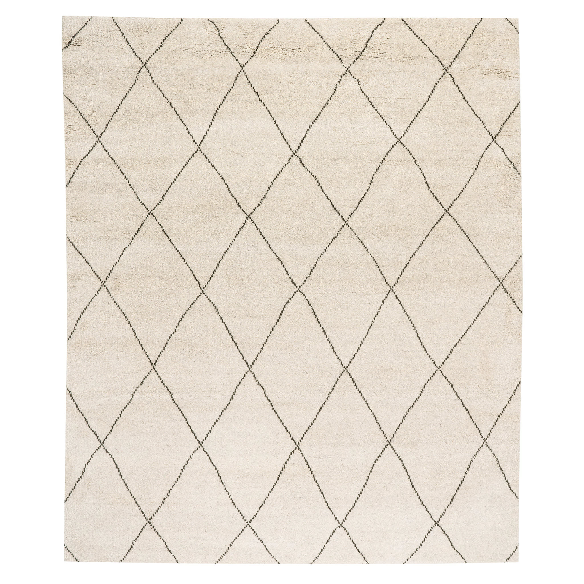 Numa Hand Knotted Wool Rug | Black - Image 2