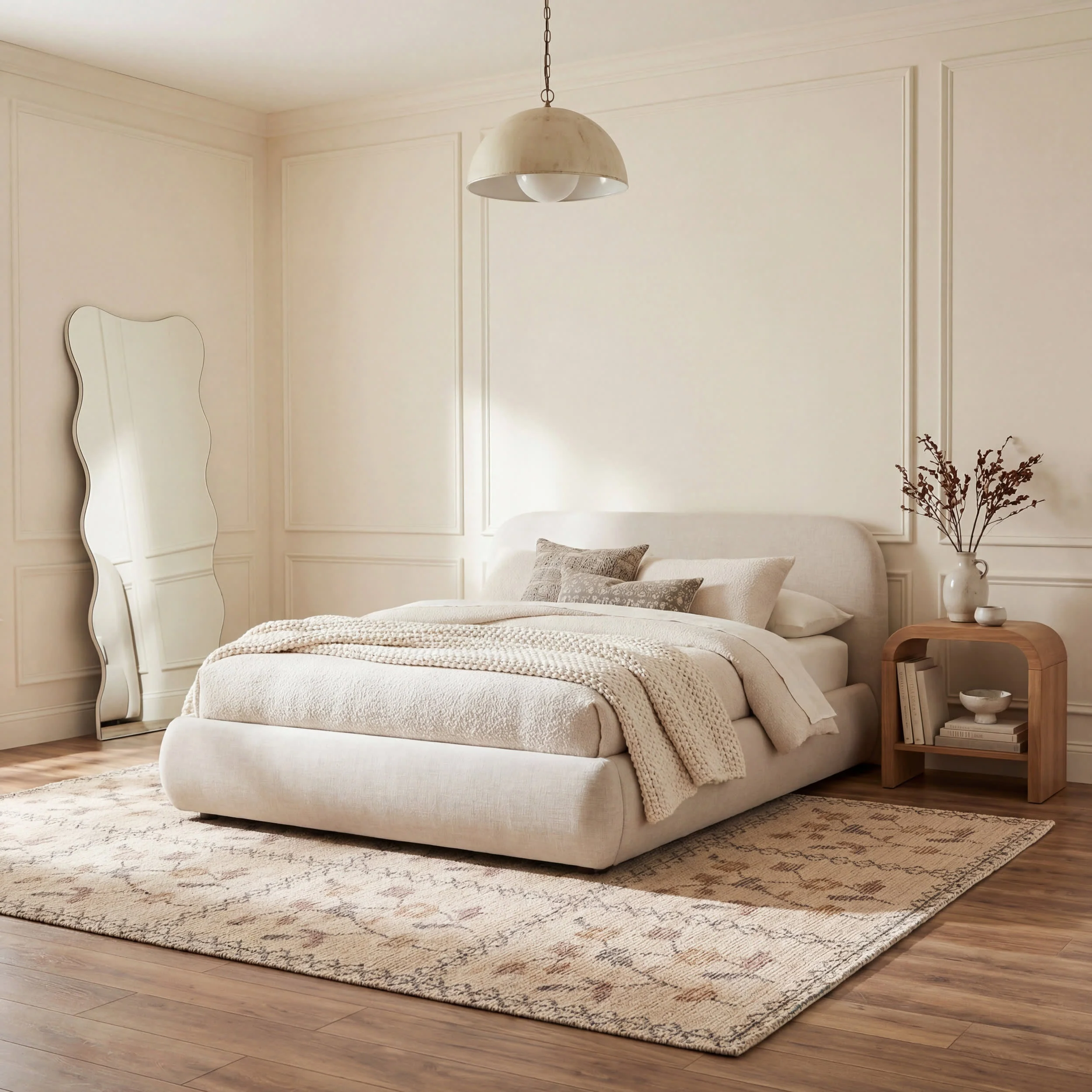 Nyme Floral and Paisley Farmhouse Rug | Sand - Image 10
