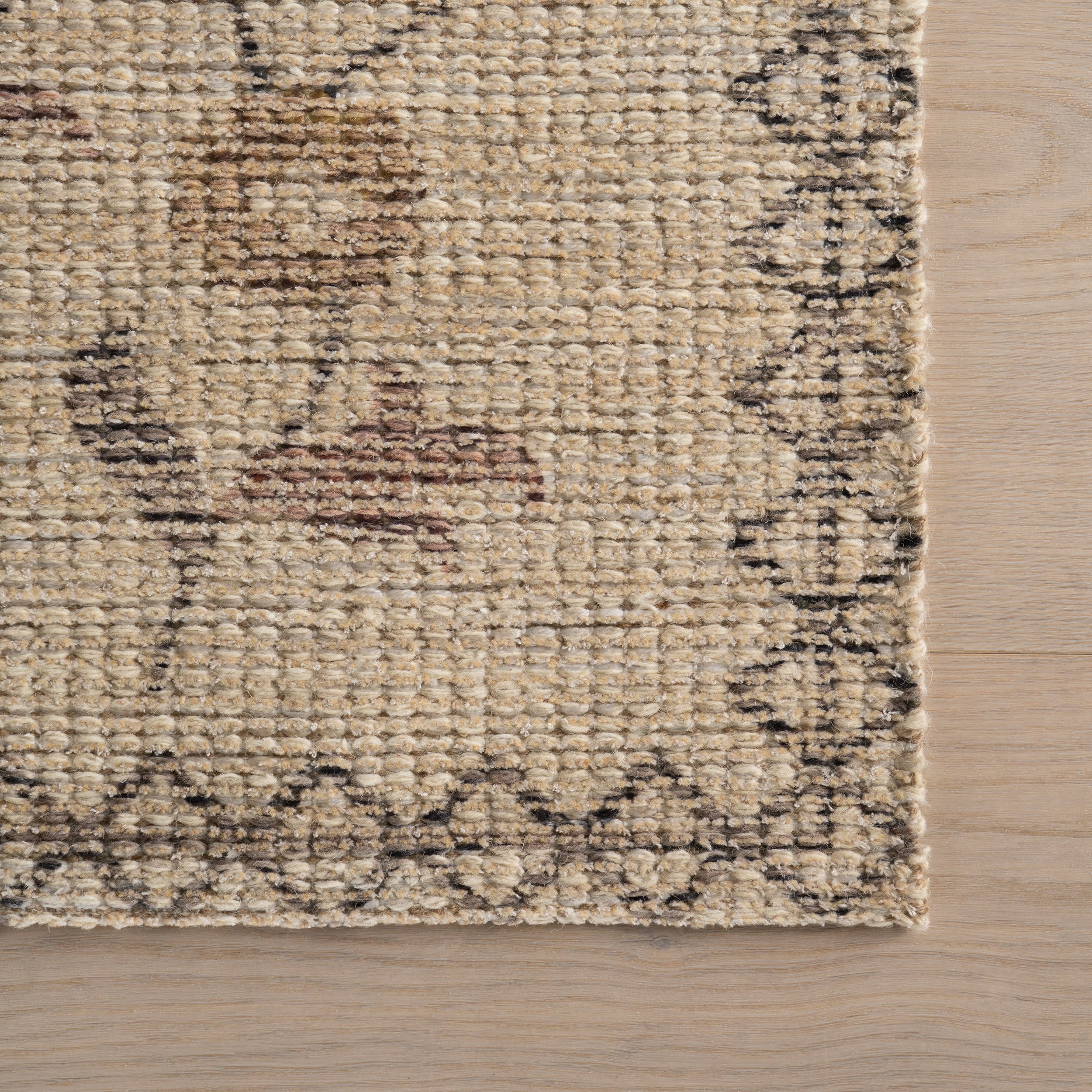 Nyme Floral and Paisley Farmhouse Rug | Sand - Image 4