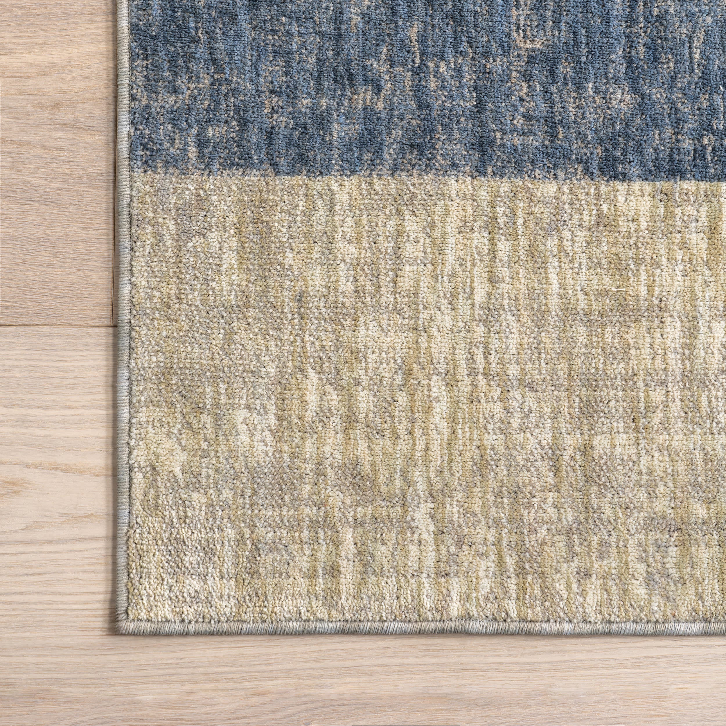 Nyra Mid-Century Modern Geometric Area Rug | Blue - Image 3