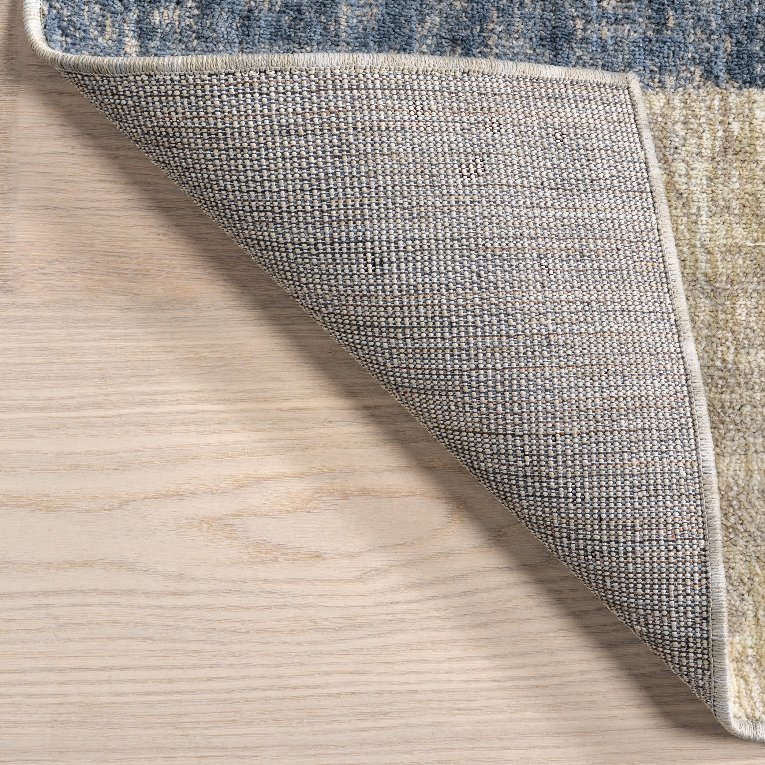 Nyra Mid-Century Modern Geometric Area Rug | Blue - Image 6
