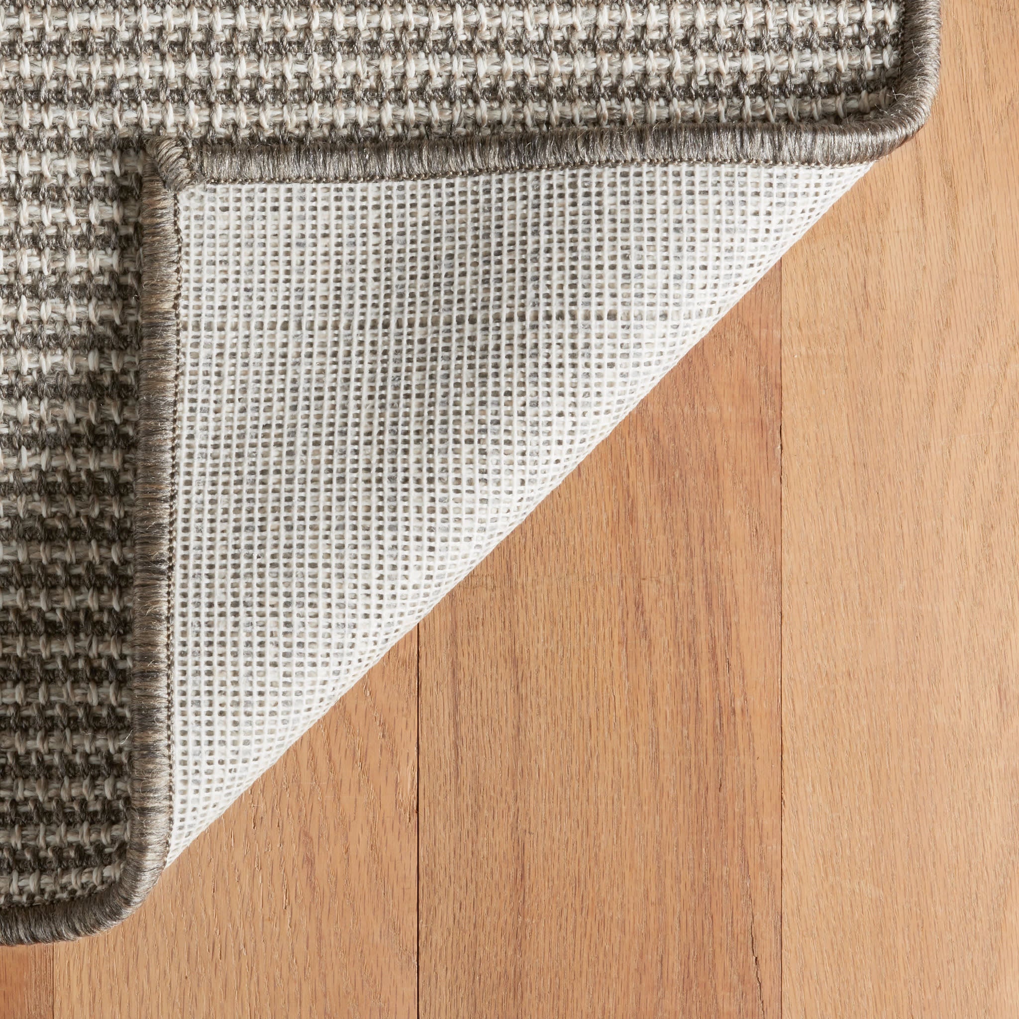 Oak Grove Woven Indoor/Outdoor Custom Rug | Charcoal - Image 6