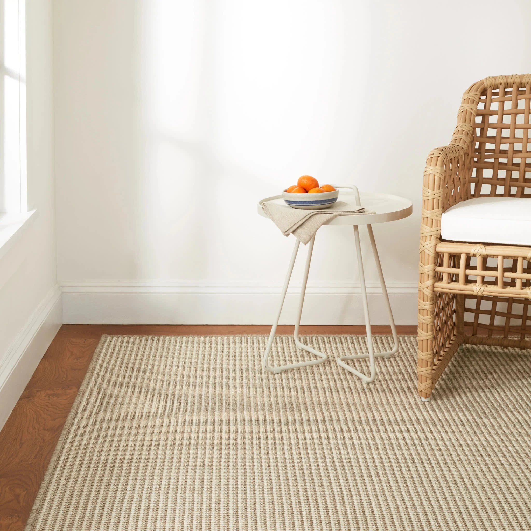 Oak Grove Woven Indoor/Outdoor Custom Rug | Khaki - Image 2