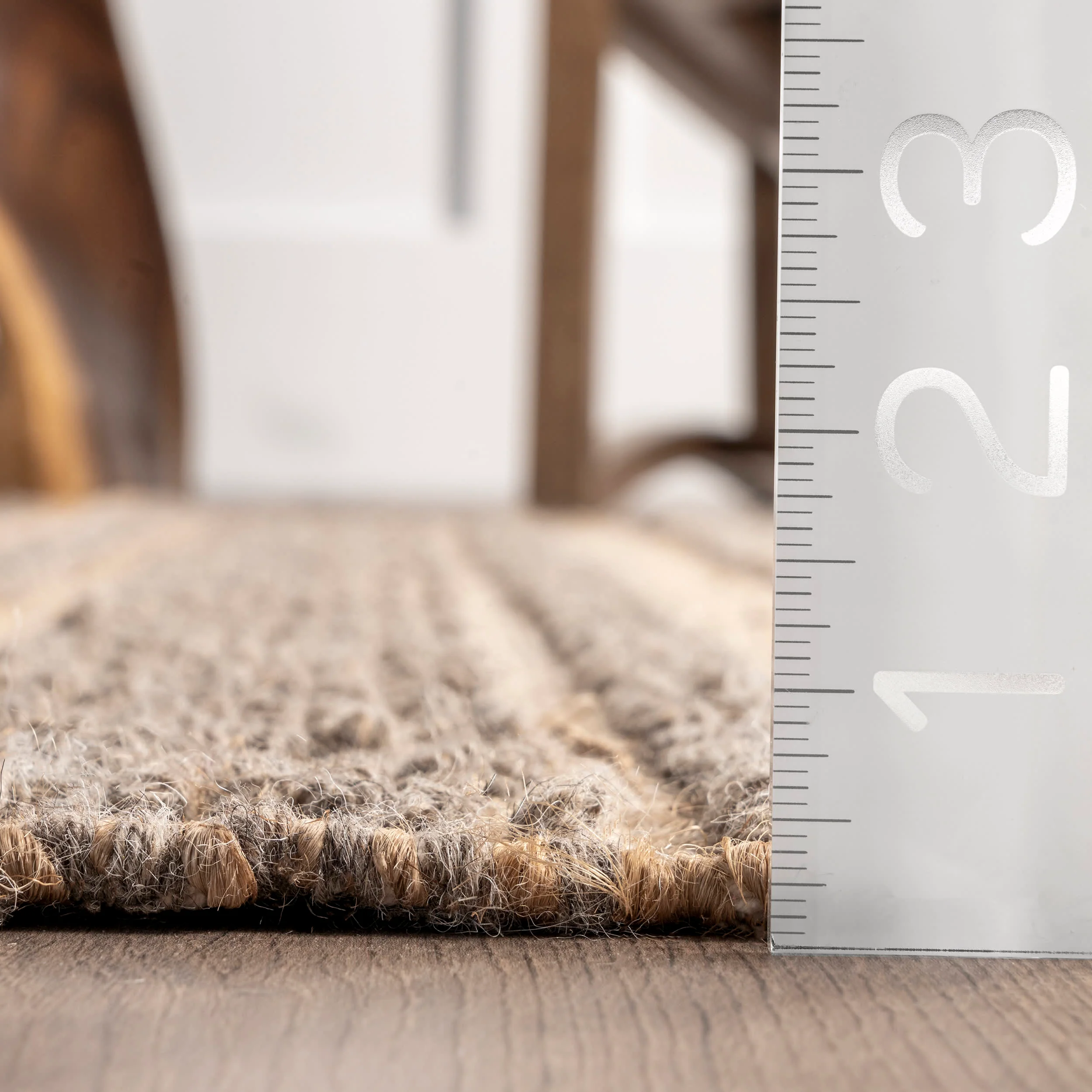 Oaklynn Wool-Blend Trellis Rug | Natural - Image 5