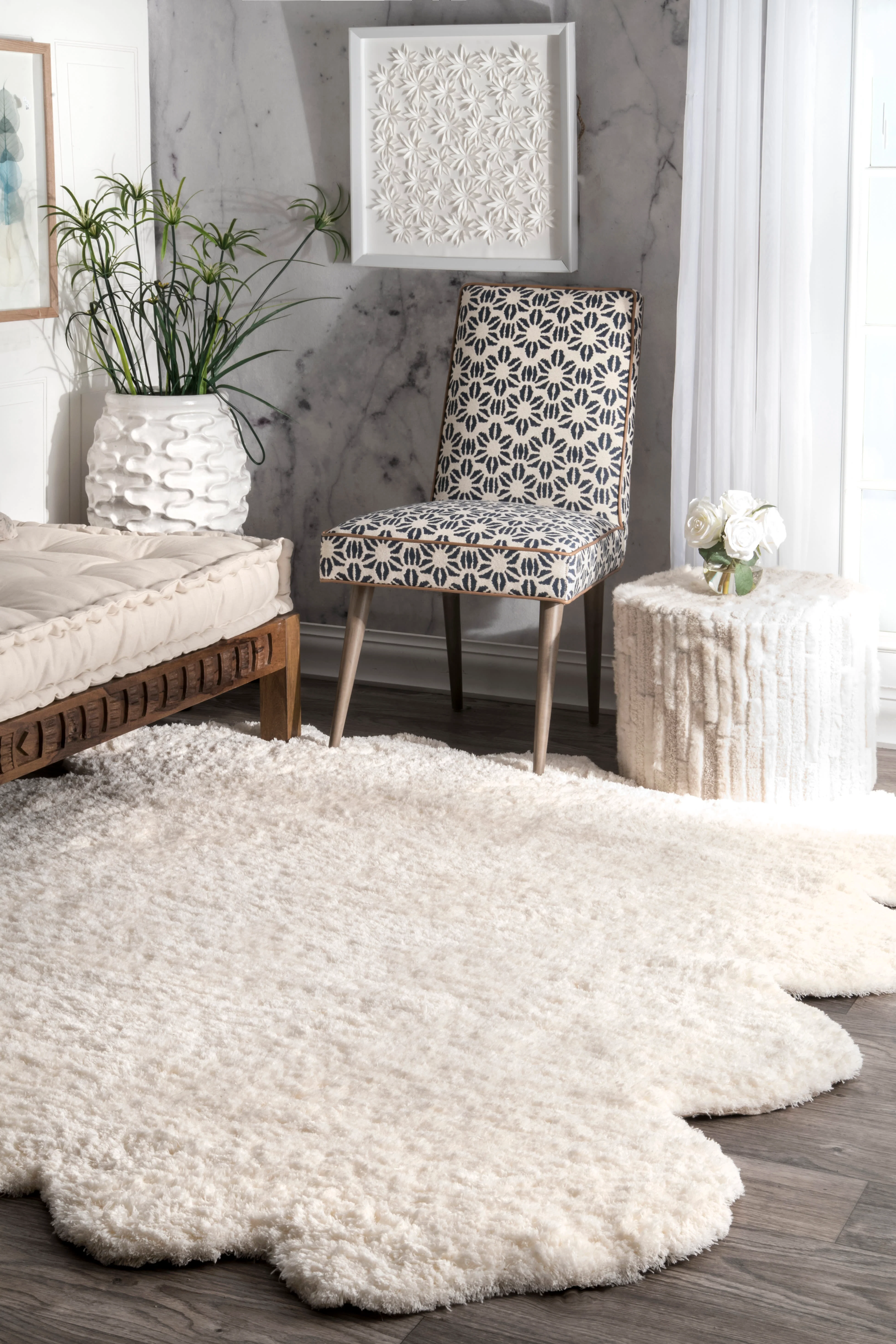 Octo Pelt Rug | Natural - Image 2