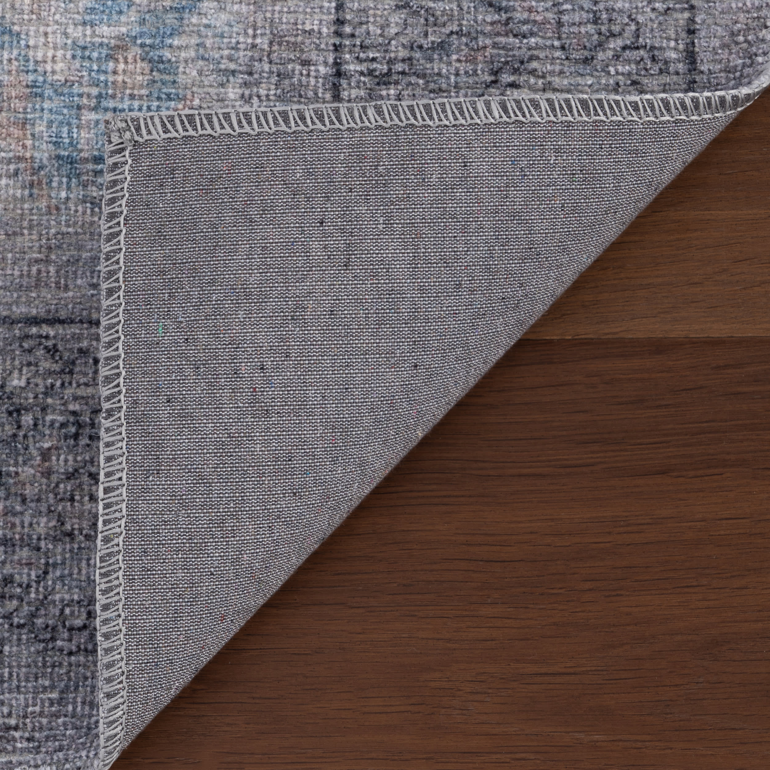 Odelia Vintage & Distressed Washable Rug | Blue - Image 8