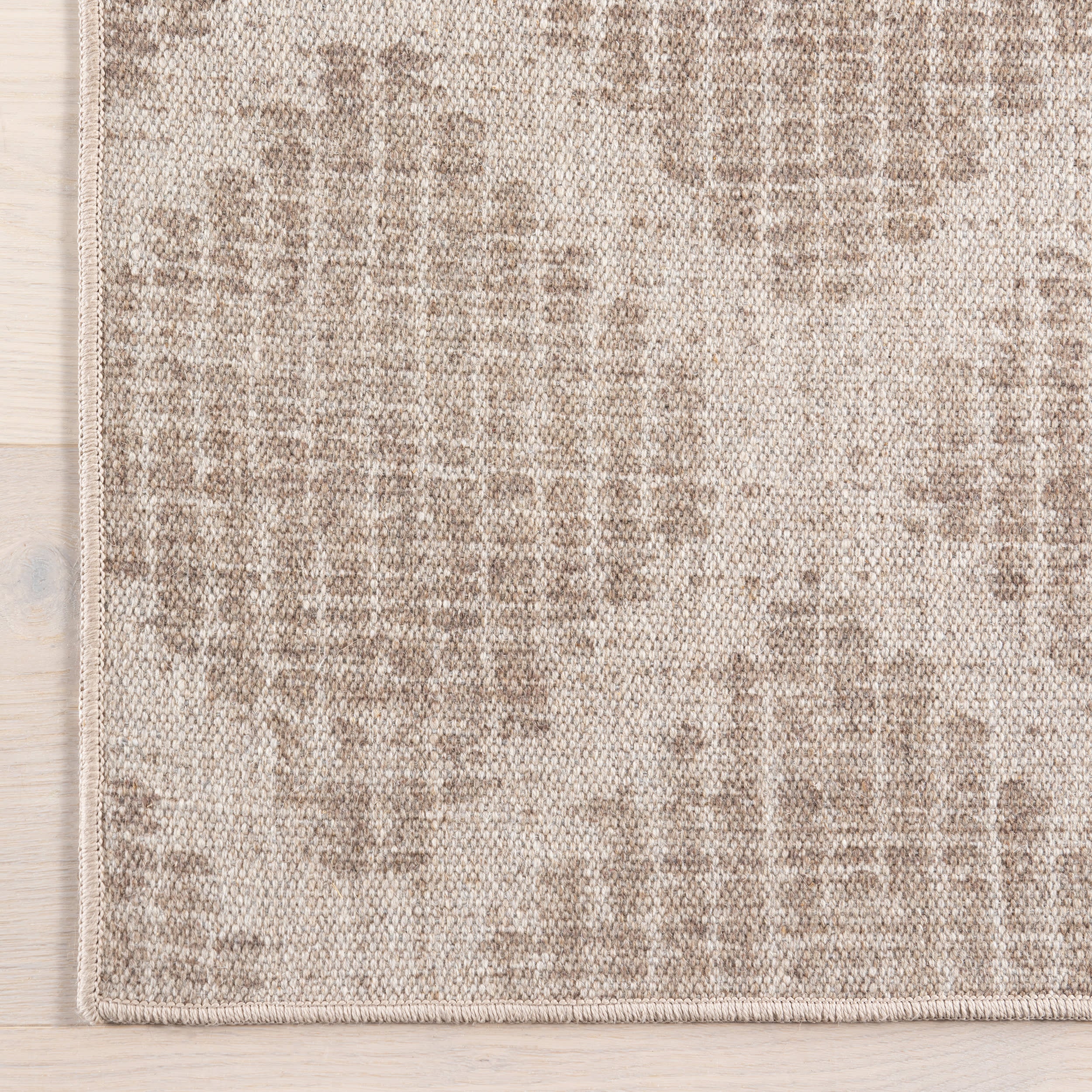 Odessa Trellis Washable Rug | Brown - Image 4