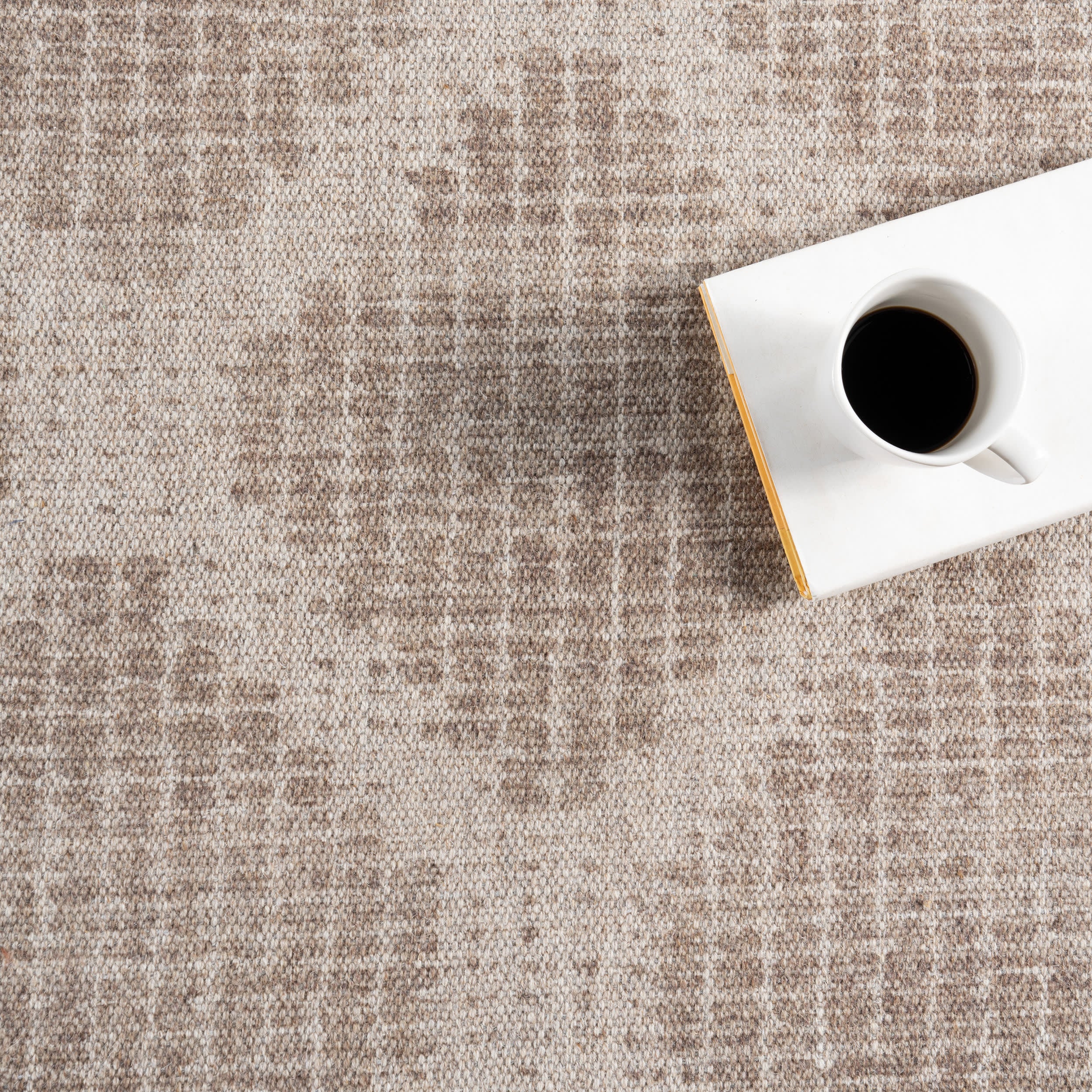 Odessa Trellis Washable Rug | Brown - Image 8
