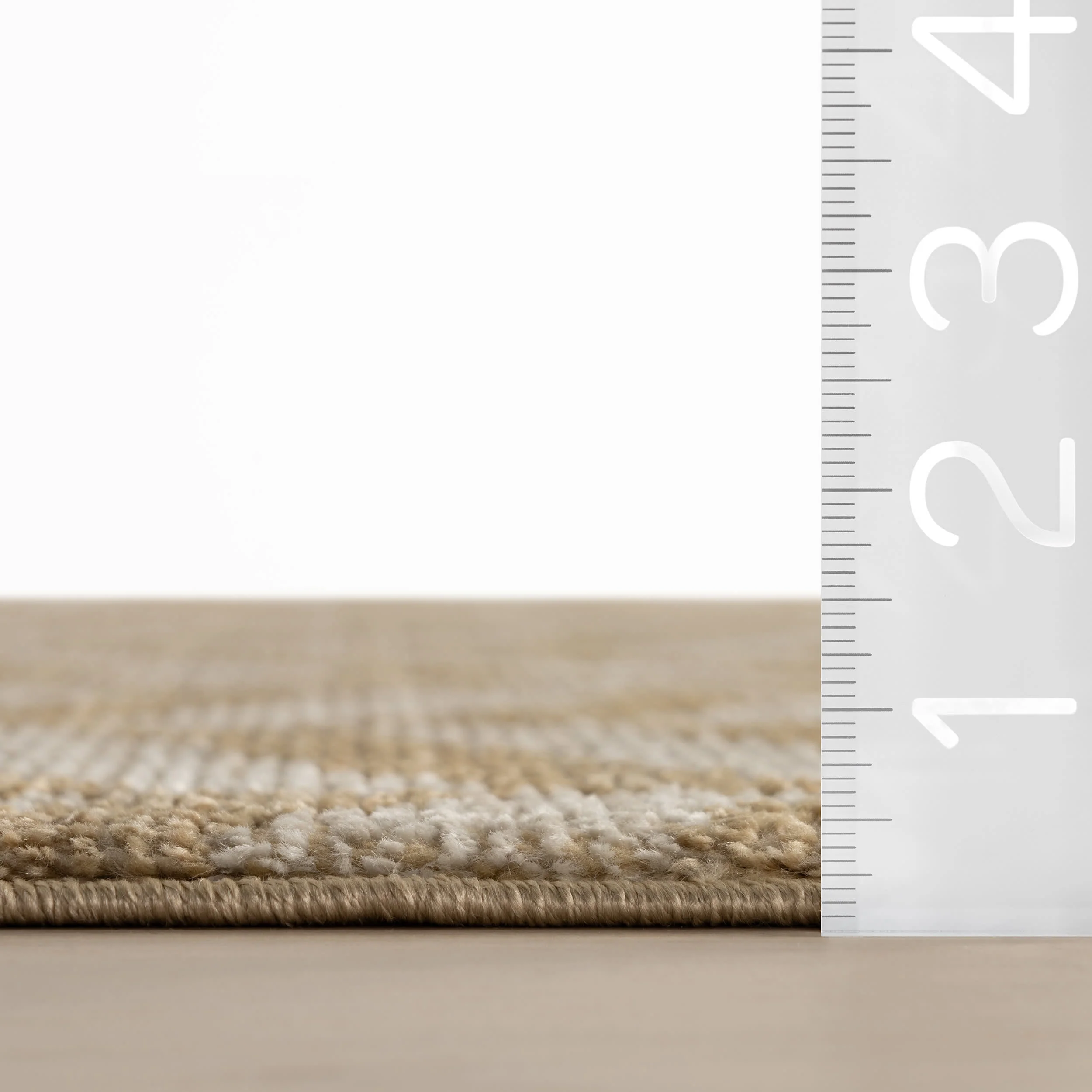 Offsetter Modern Striped Rug | Tan - Image 6