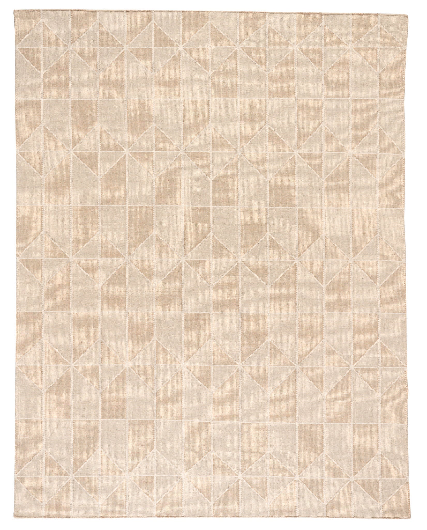 Ojai Hand Loom Knotted Cotton Rug | Wheat - Image 2