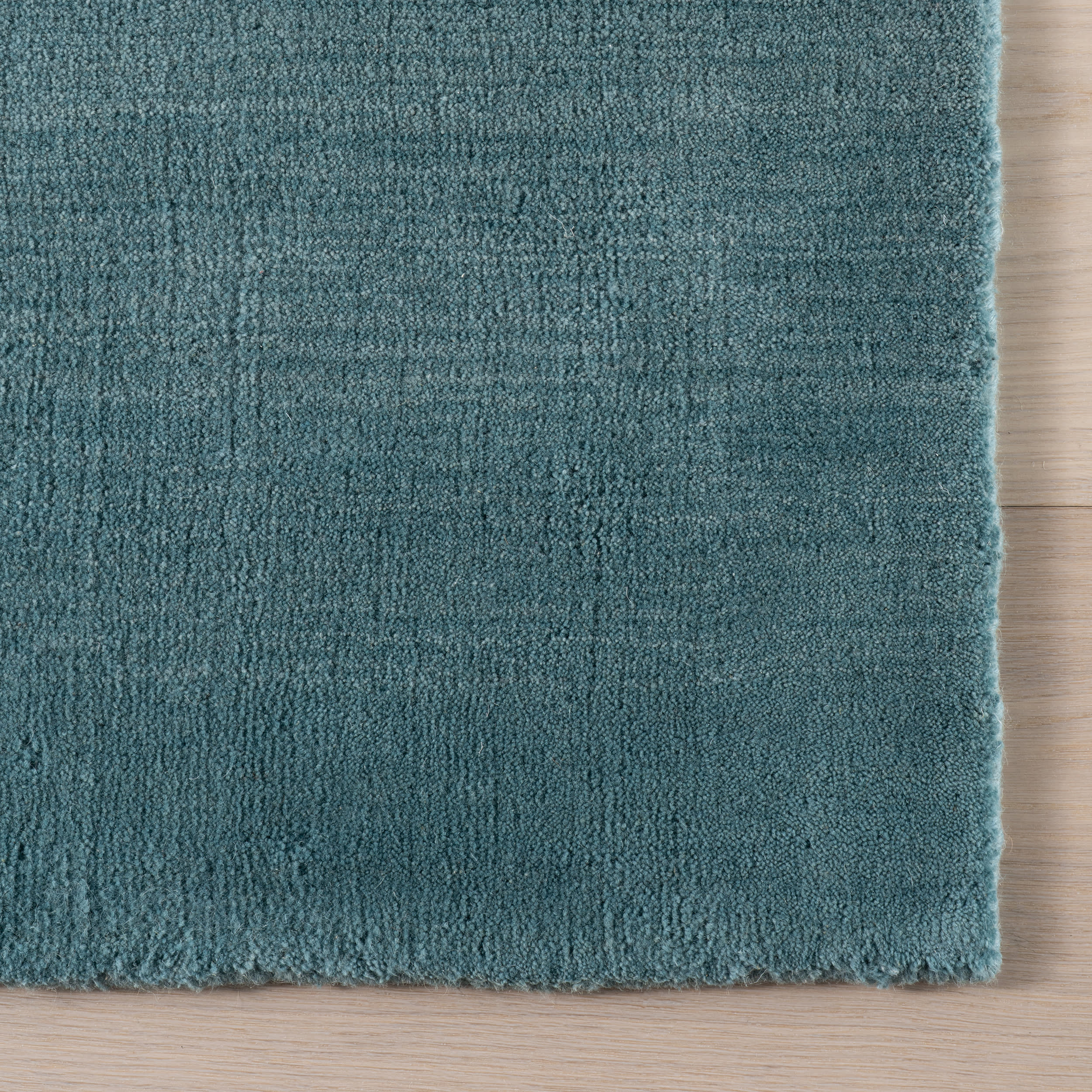 Ombre Hand Loomed Gradient Wool Rug | Blue - Image 4