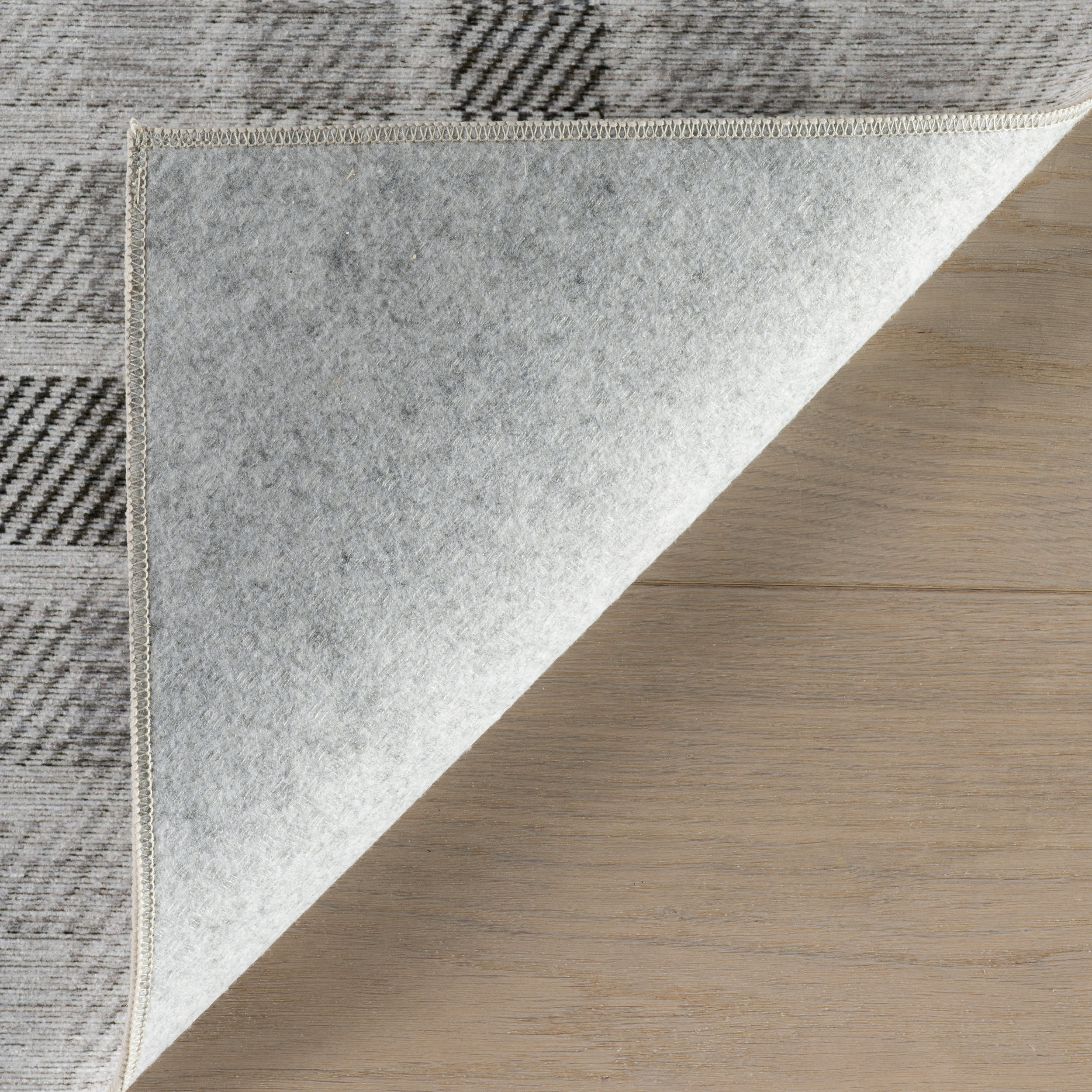 Ombre Machine Washable Rug | Black - Image 7