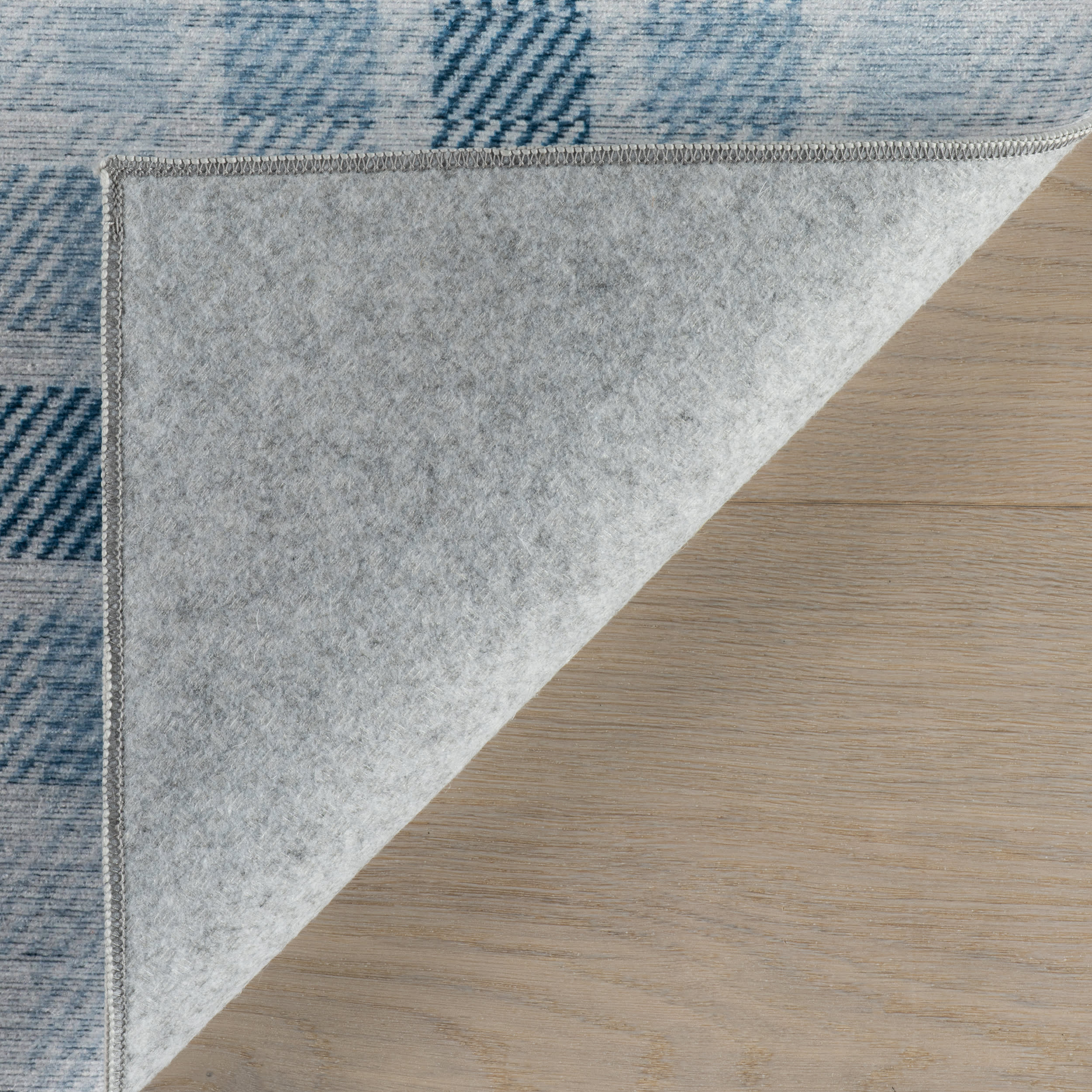 Ombre Machine Washable Rug | Blue - Image 7