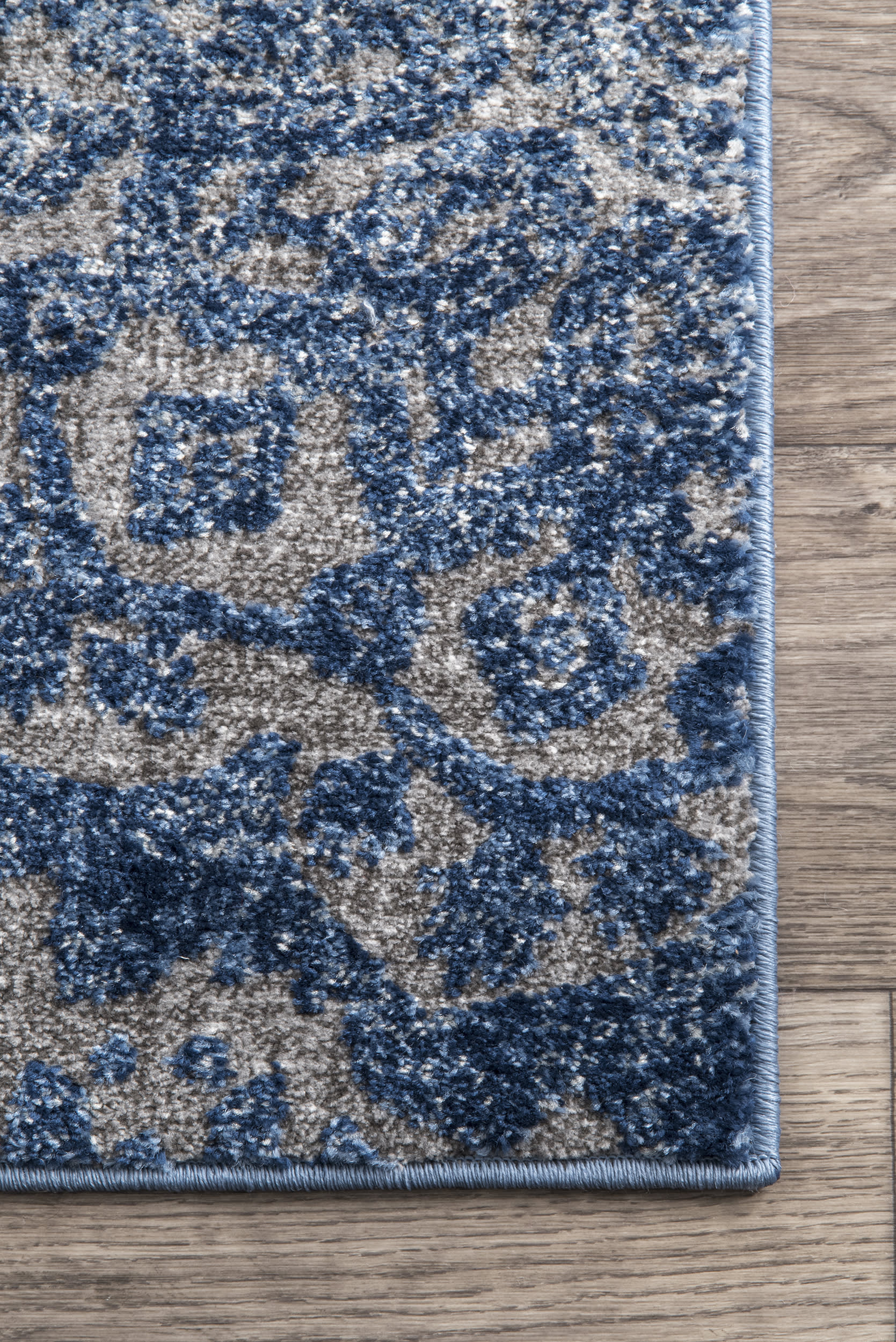 Ombre Rosettes Rug | Blue - Image 3