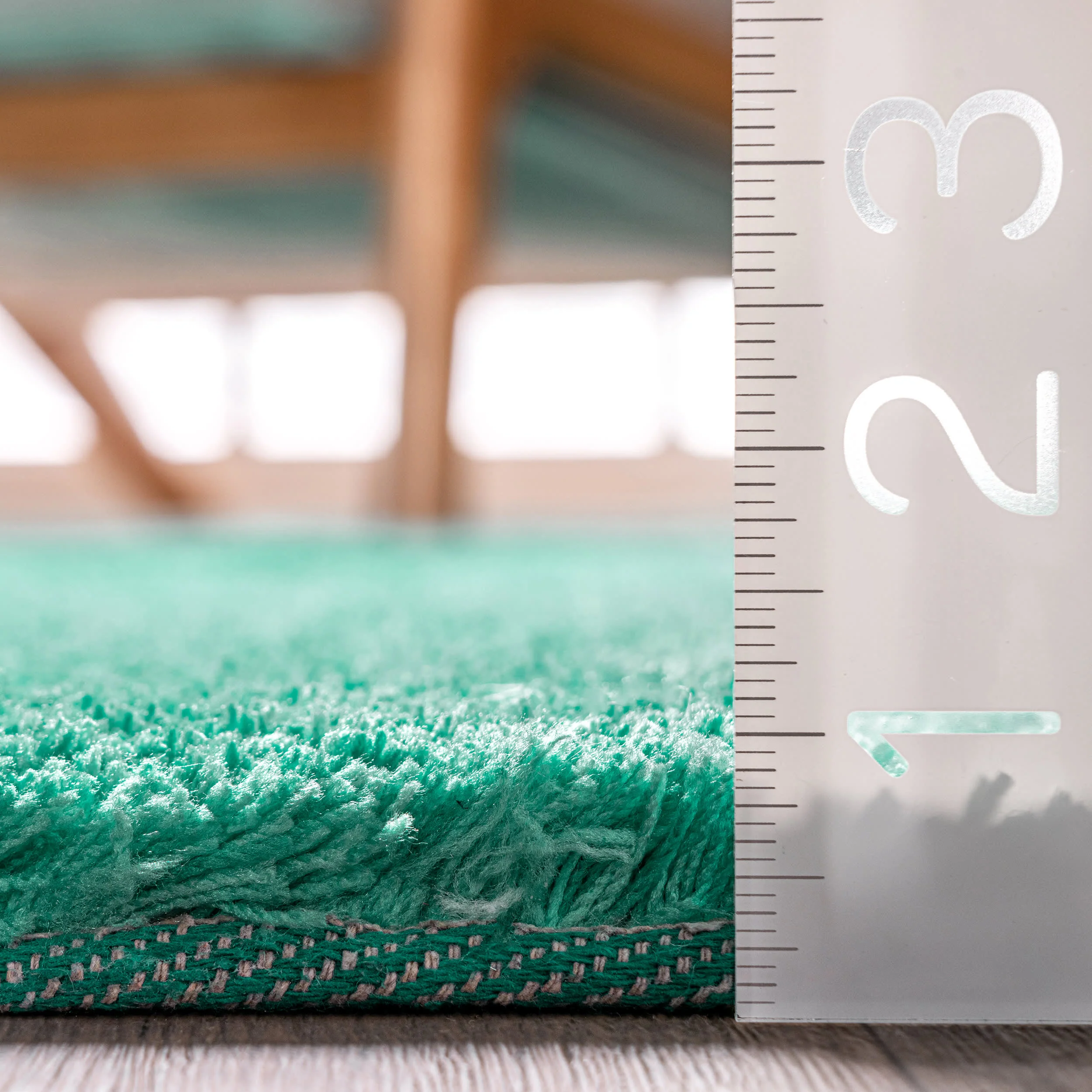 Ombre Shag Rug | Turquoise - Image 5