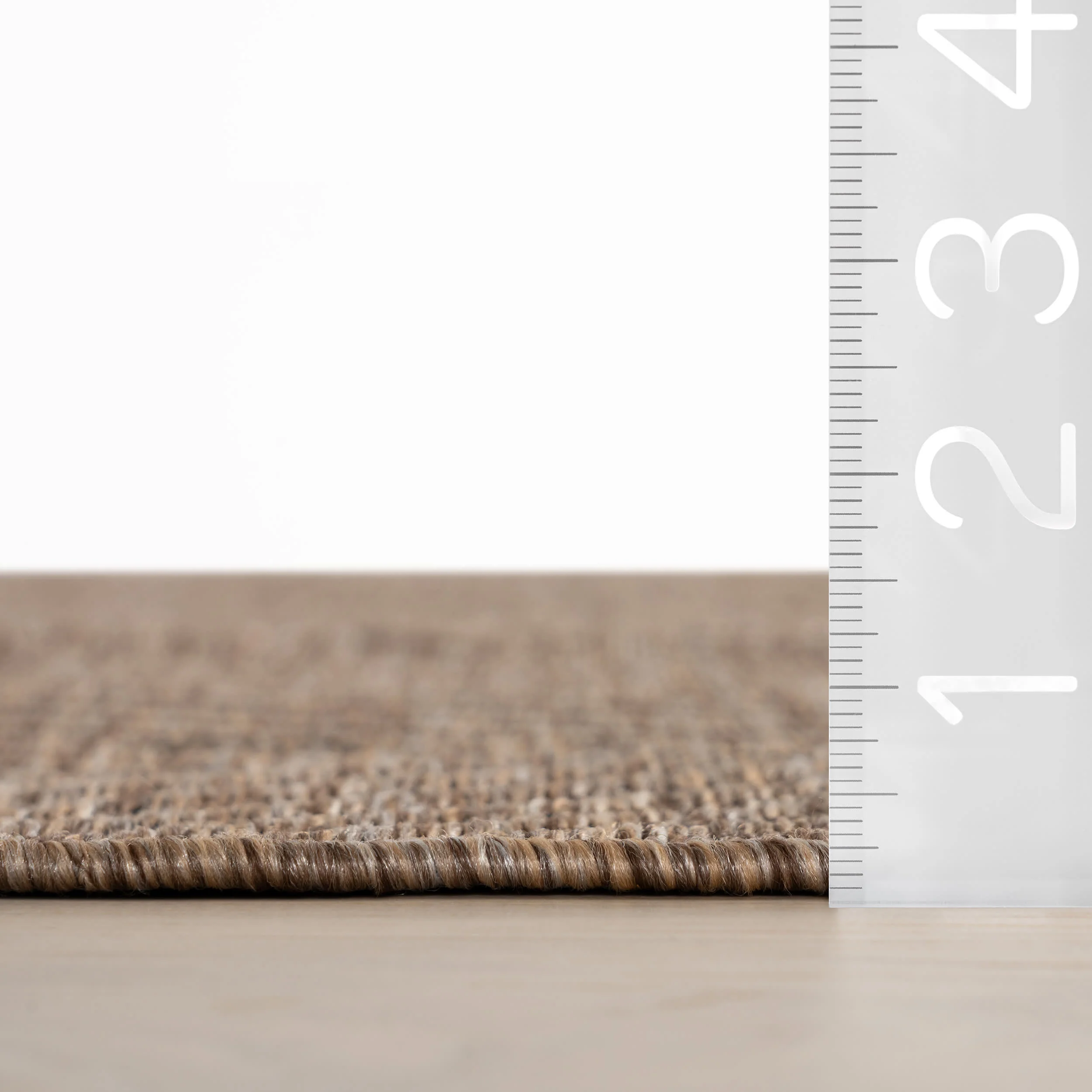 Onaia Contemporary Trellis Indoor/Outdoor Rug | Brown - Image 6