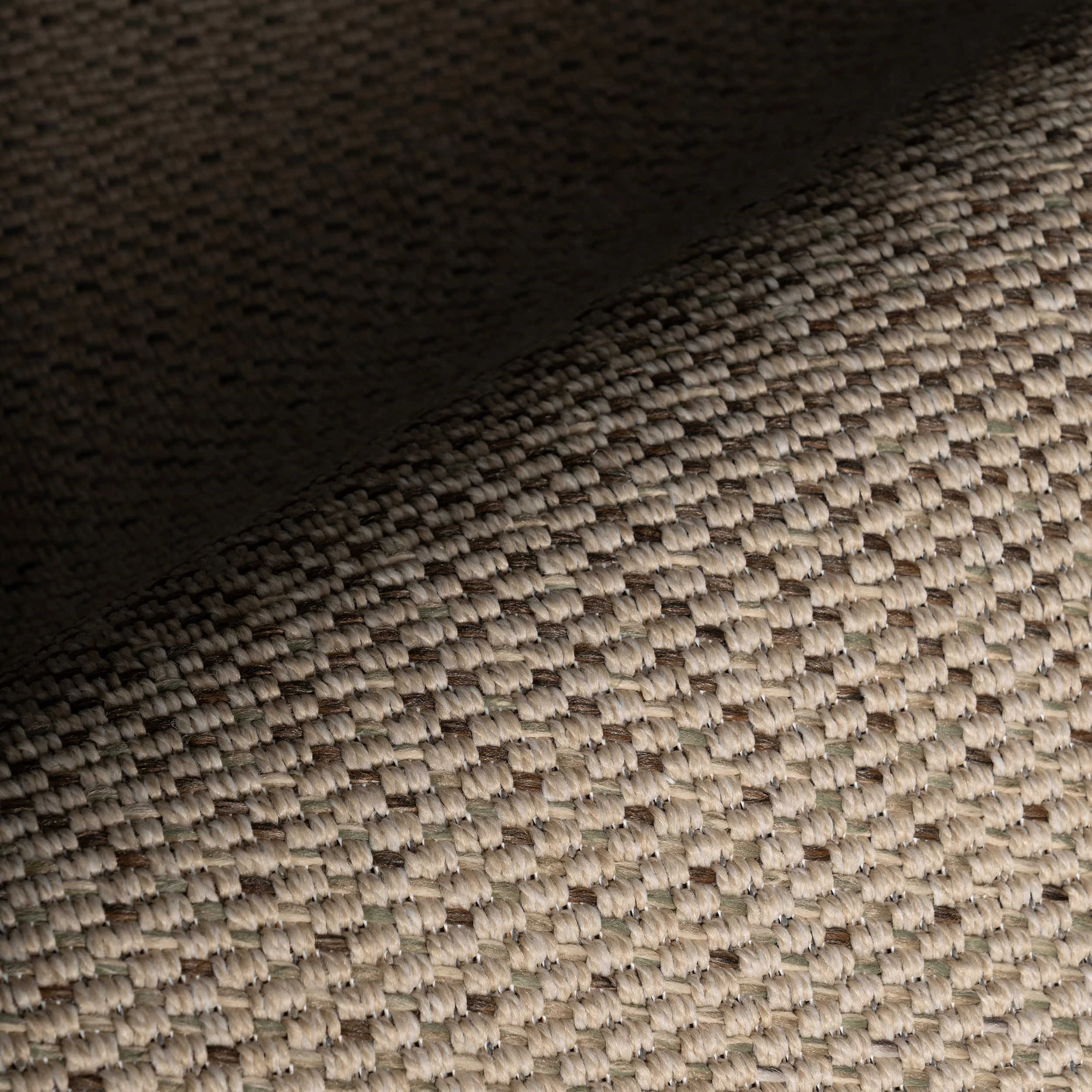 Ondine Modern Striped Indoor/Outdoor Rug | Sand - Image 3