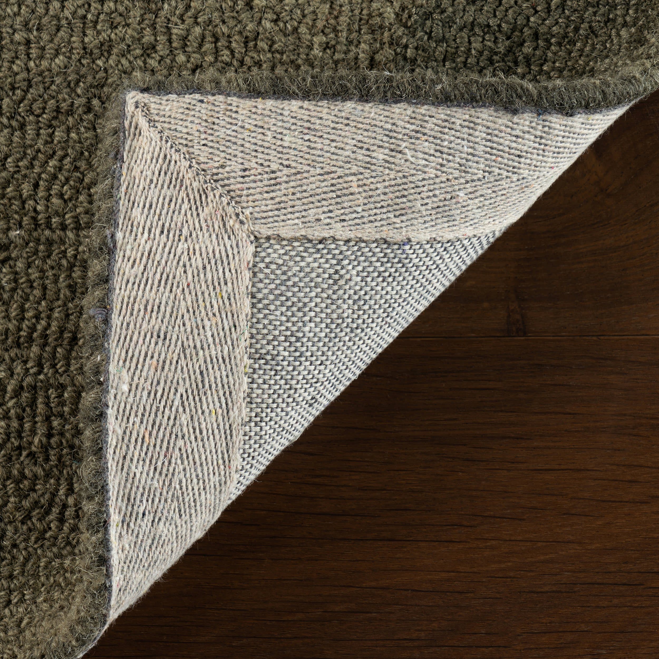 Ondine Solid Wool Rug by Nate Berkus | Green - Image 6