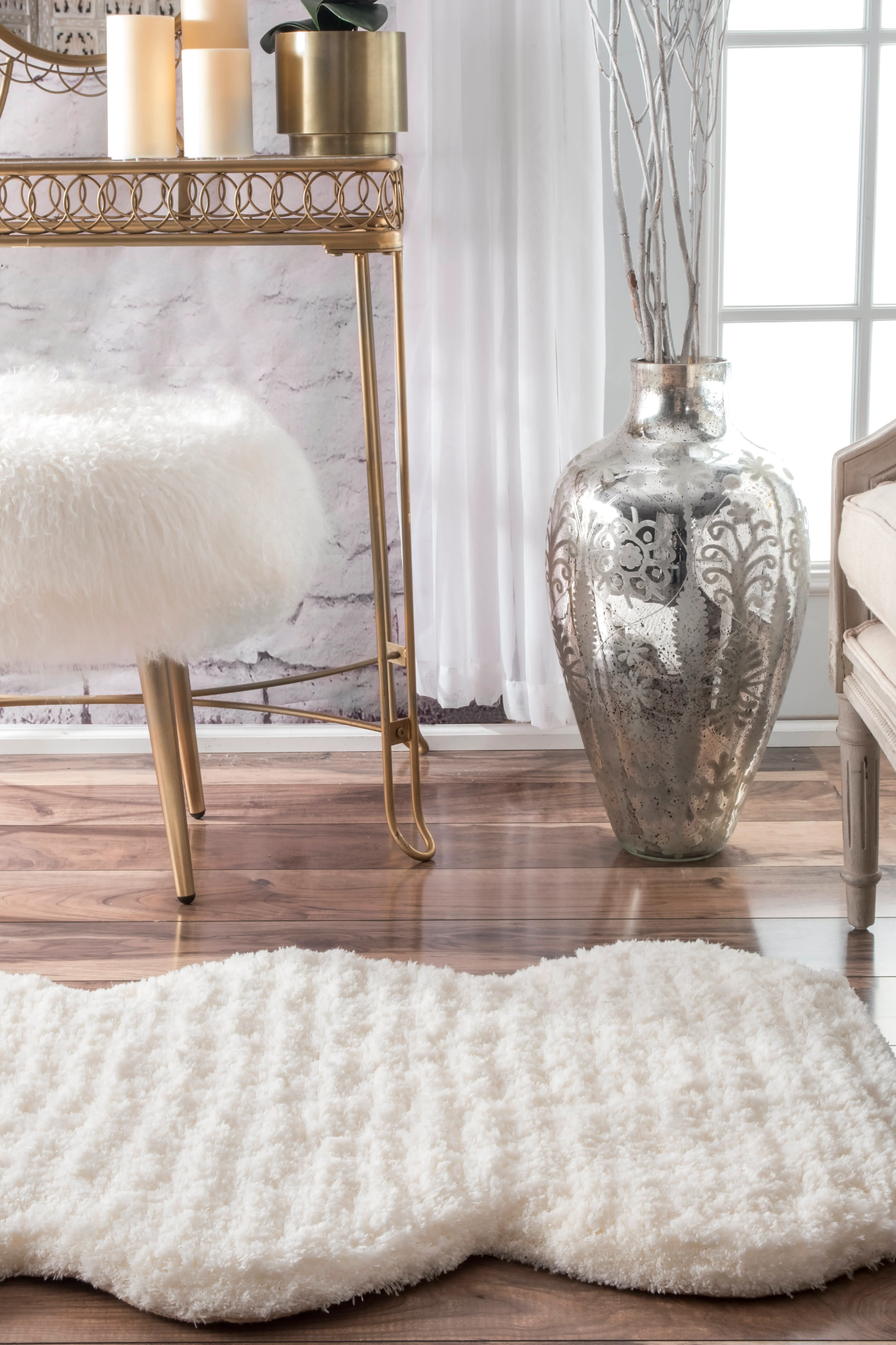 One and a Half Piece Rug | Natural - Image 4