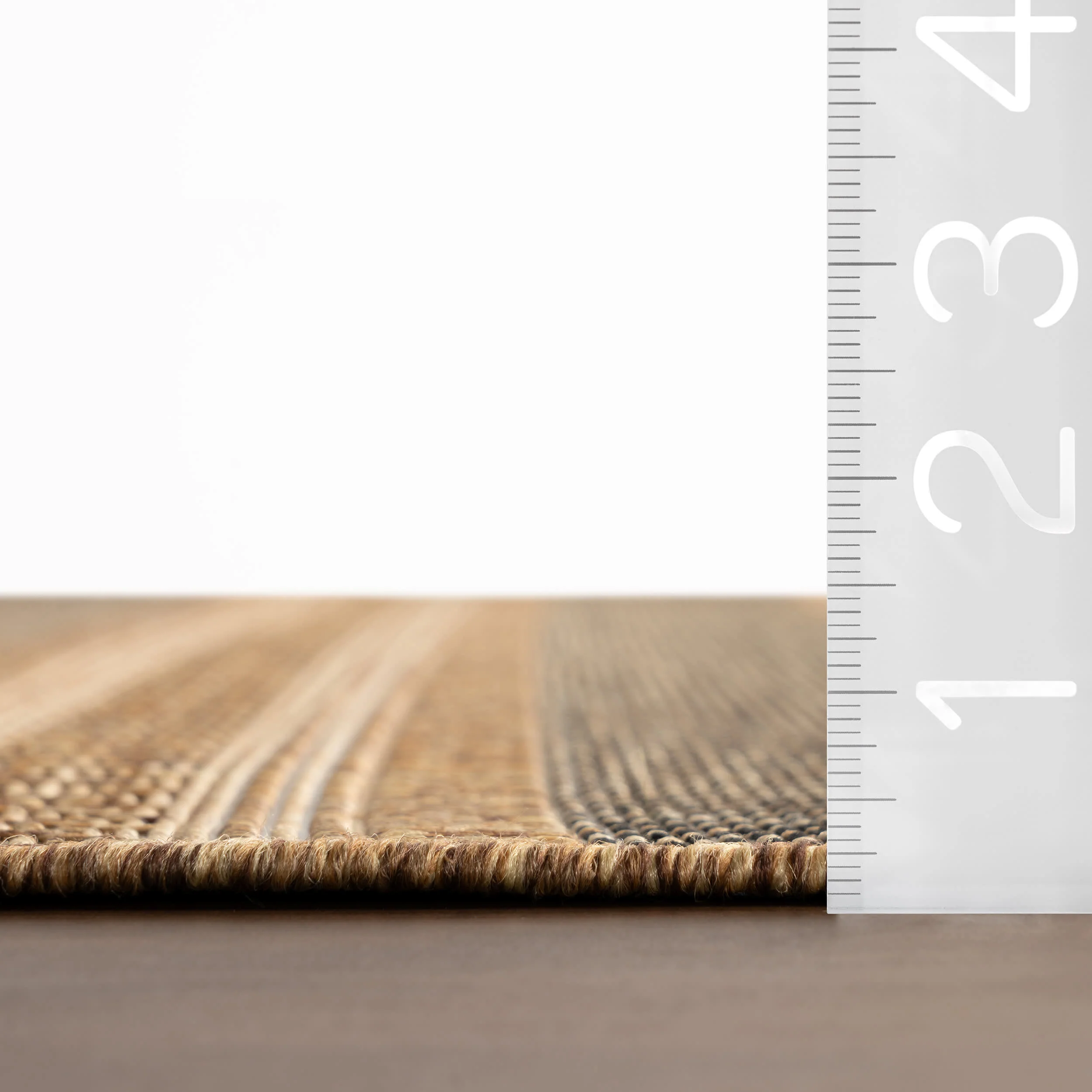 Oristela Modern Abstract Indoor/Outdoor Rug | Black - Image 6