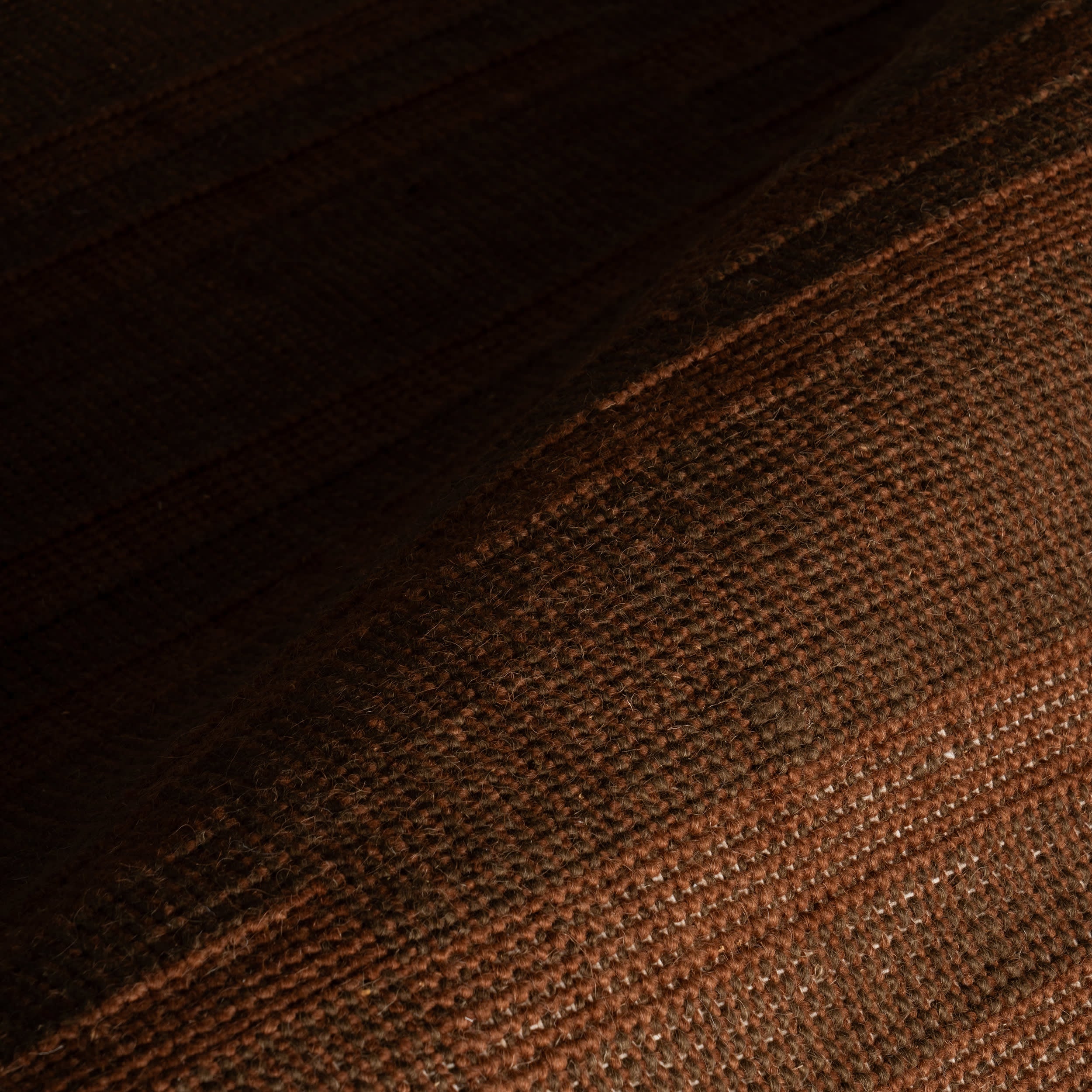 Oriya Wool Modern Transitional Rug | Rust - Image 3