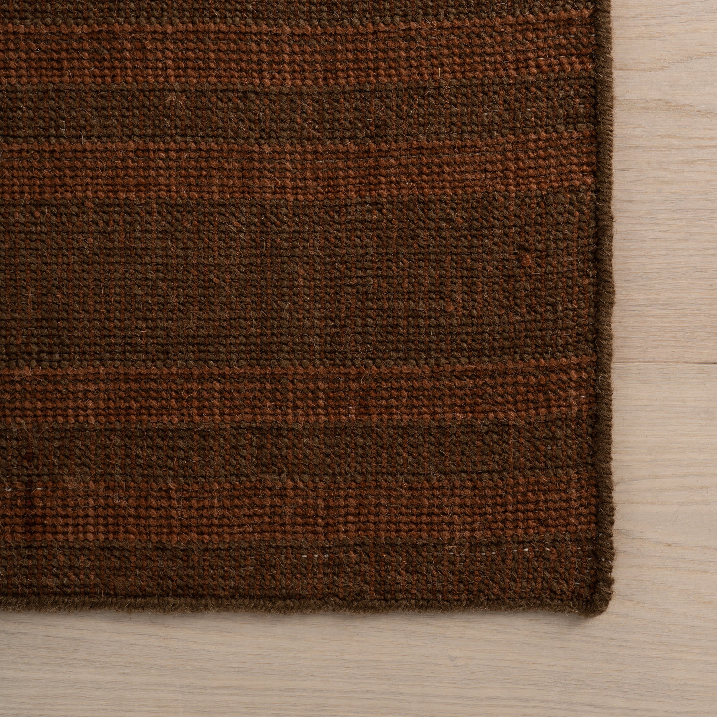 Oriya Wool Modern Transitional Rug | Rust - Image 4