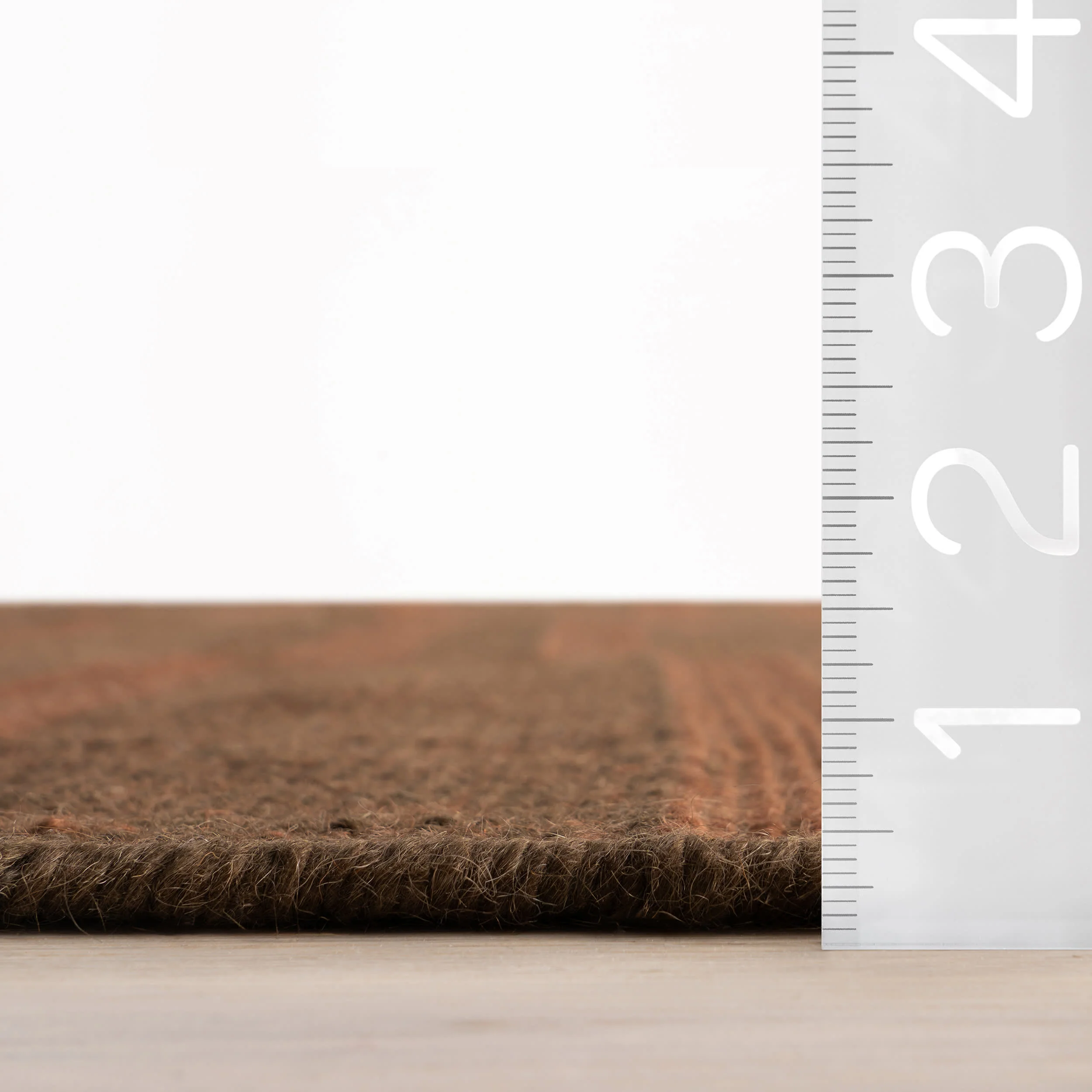 Oriya Wool Modern Transitional Rug | Rust - Image 5