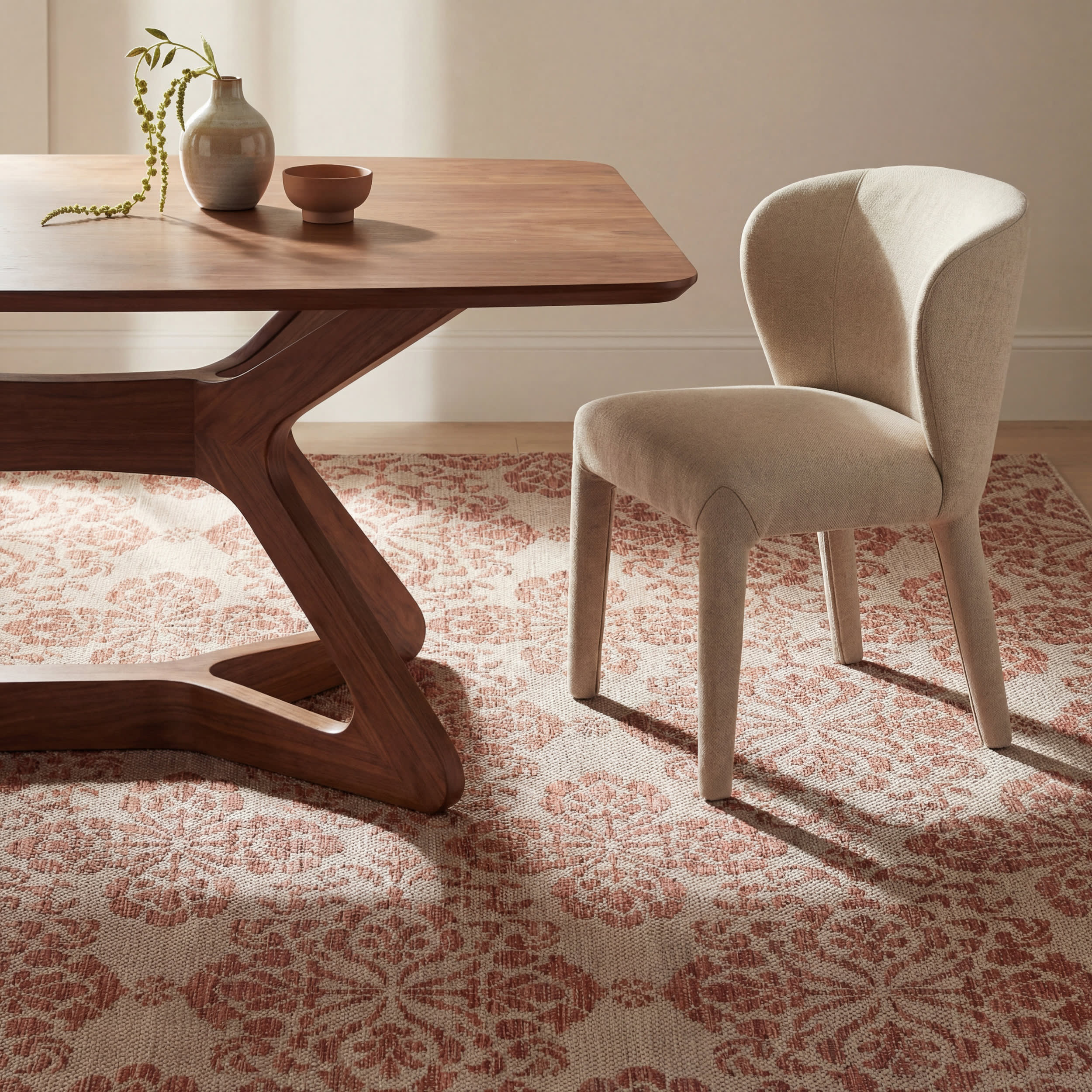 Orlia Floral and Paisley Indoor/Outdoor Rug | Red - Image 5