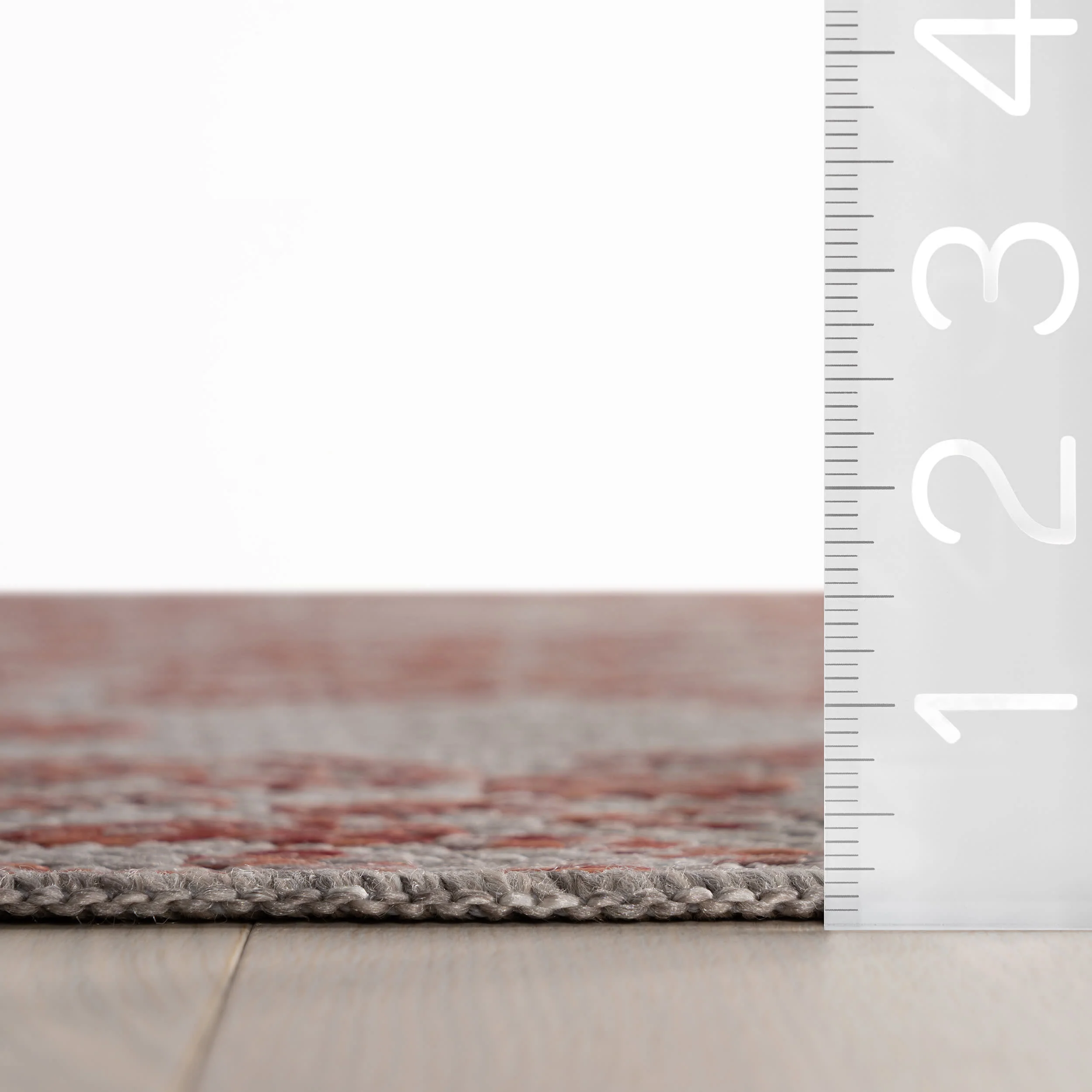 Orlia Floral and Paisley Indoor/Outdoor Rug | Red - Image 6