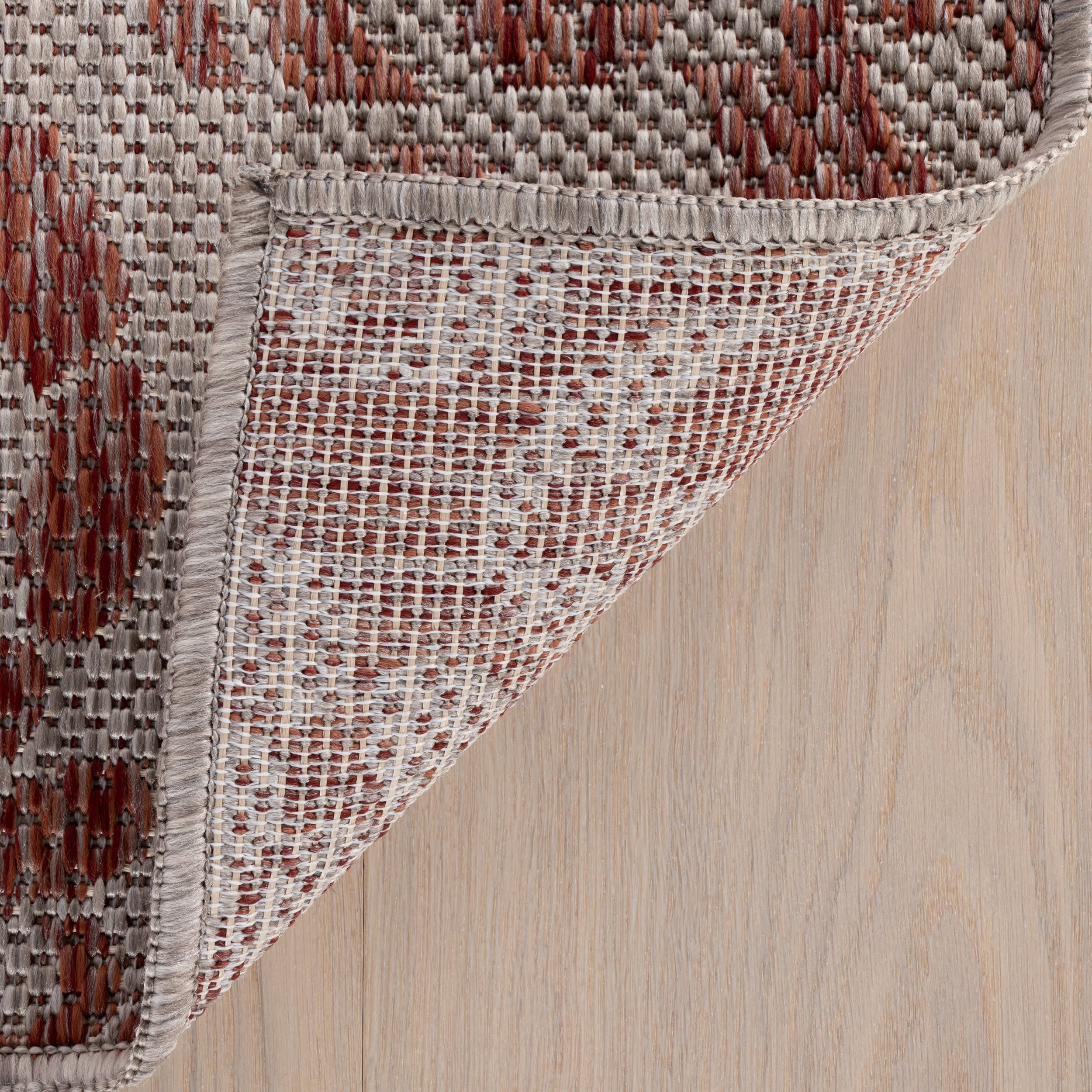 Orlia Floral and Paisley Indoor/Outdoor Rug | Red - Image 8