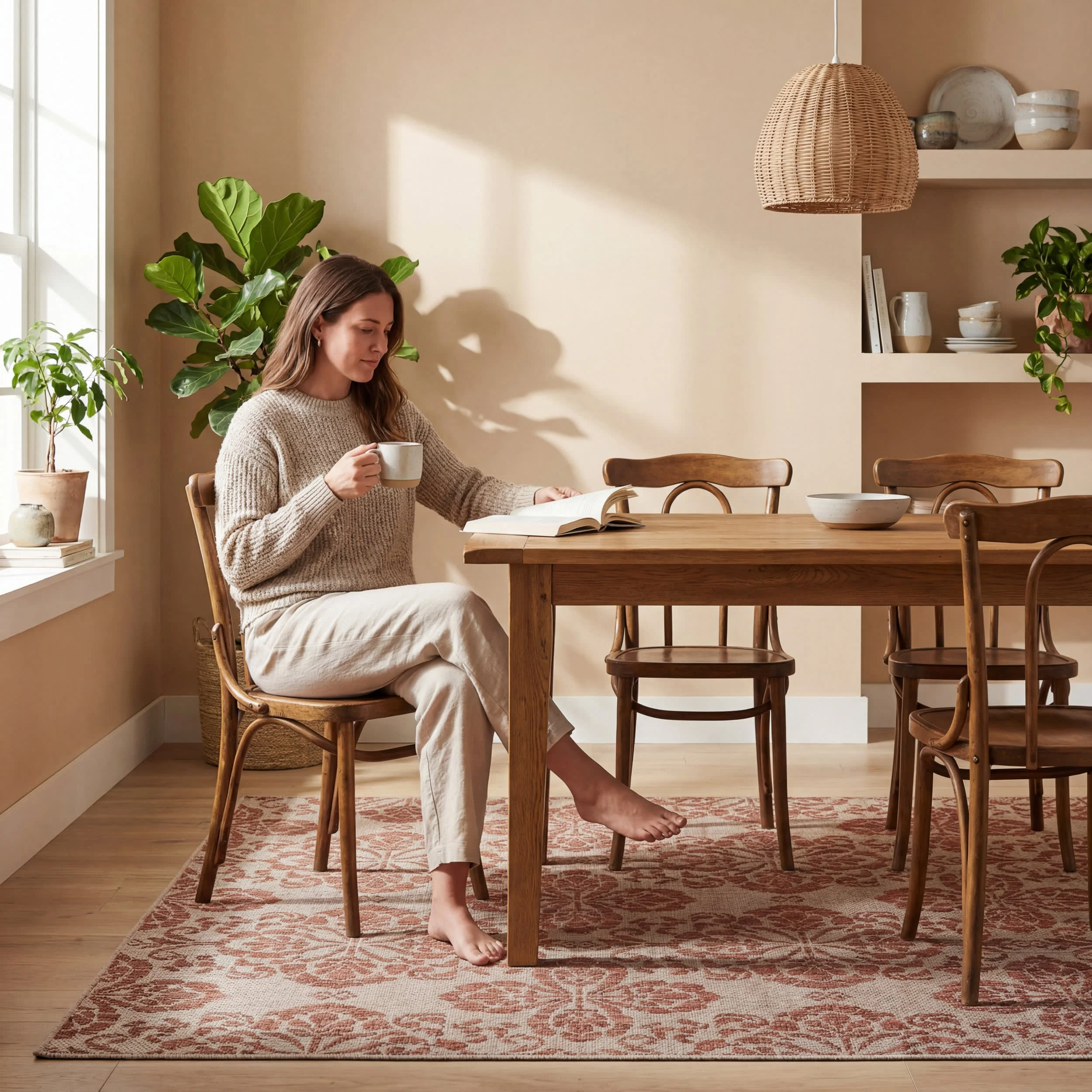 Orlia Floral and Paisley Indoor/Outdoor Rug | Red - Image 9