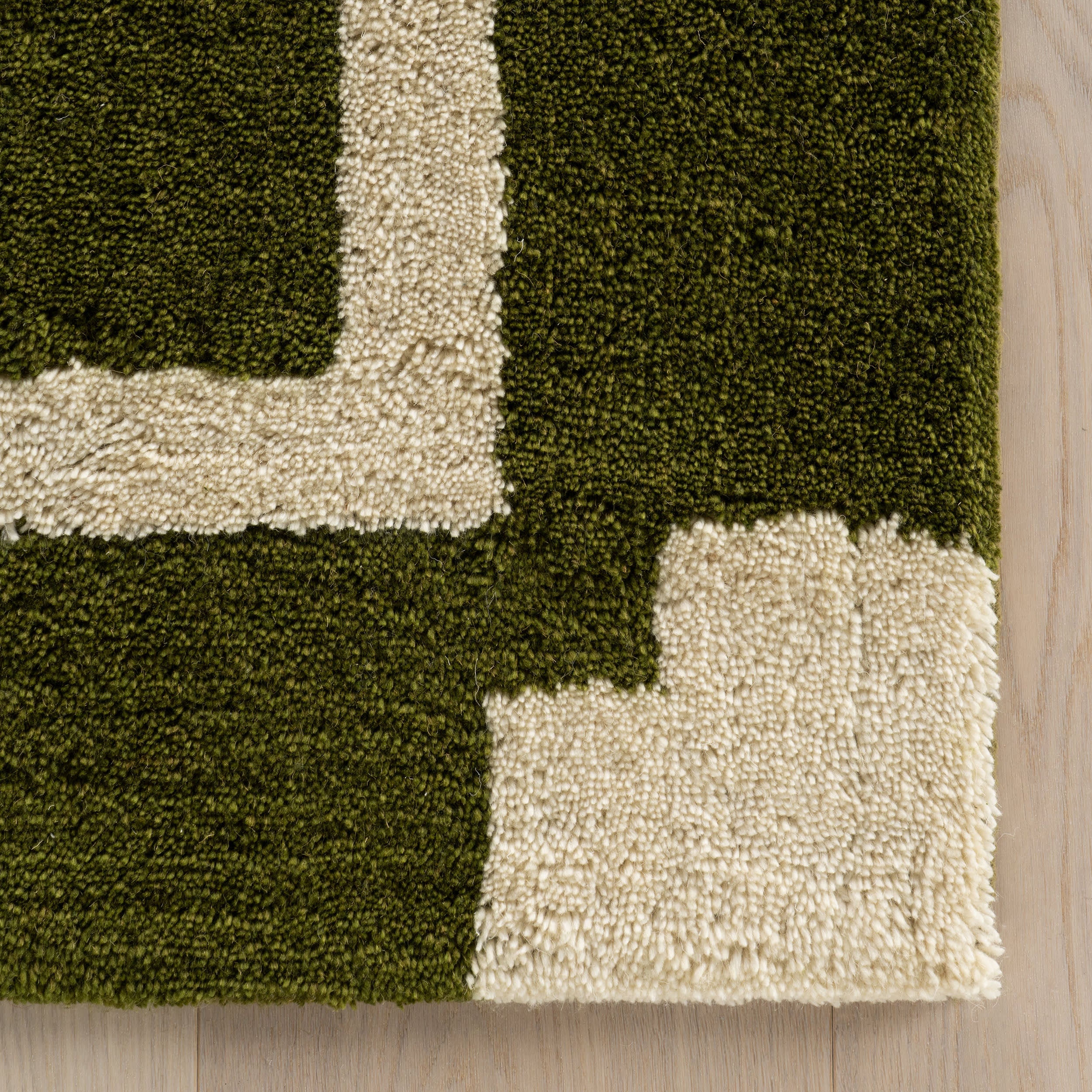 Orlina Bordered Rug | Green - Image 7