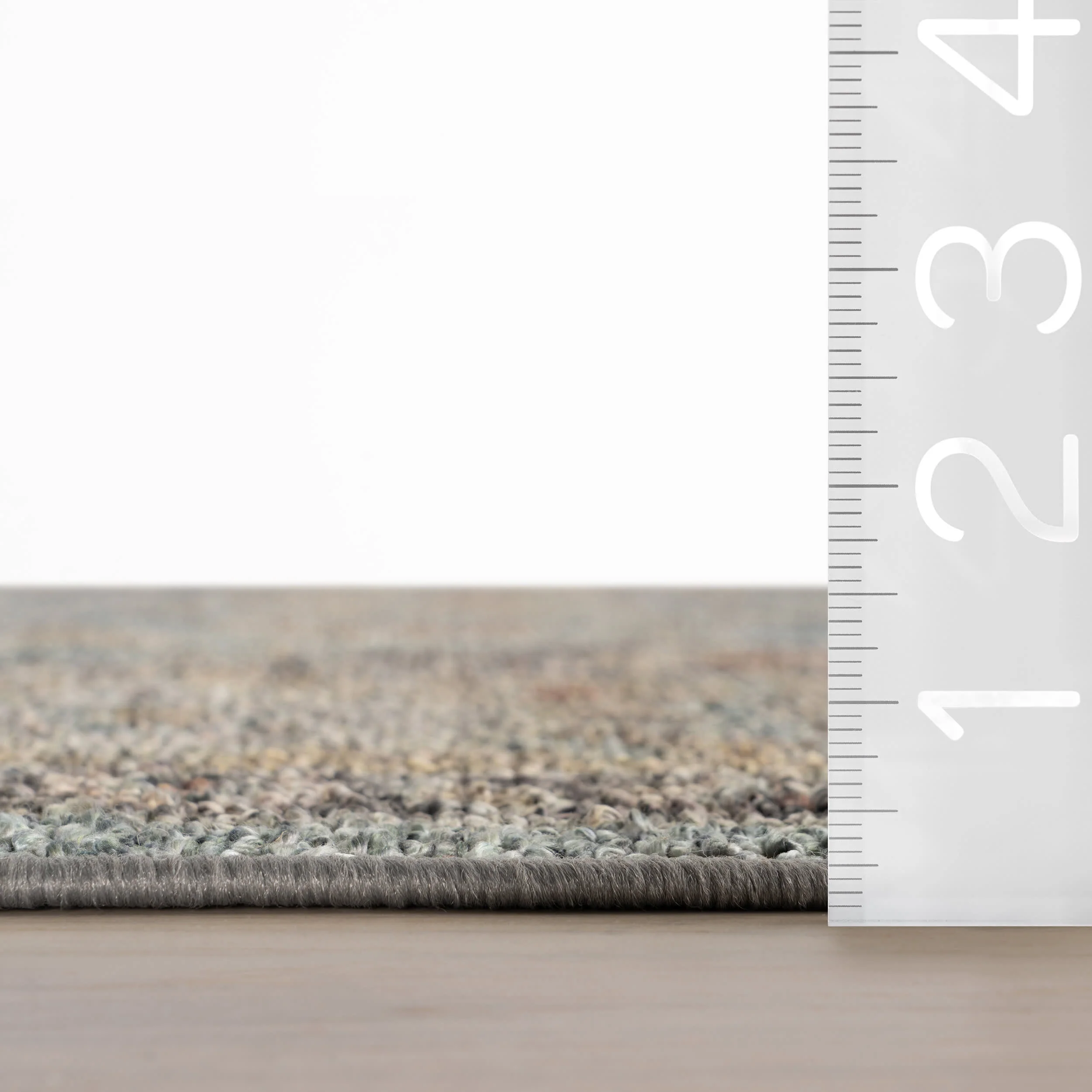 Orlind Traditional Bordered Washable Rug | Blue - Image 6