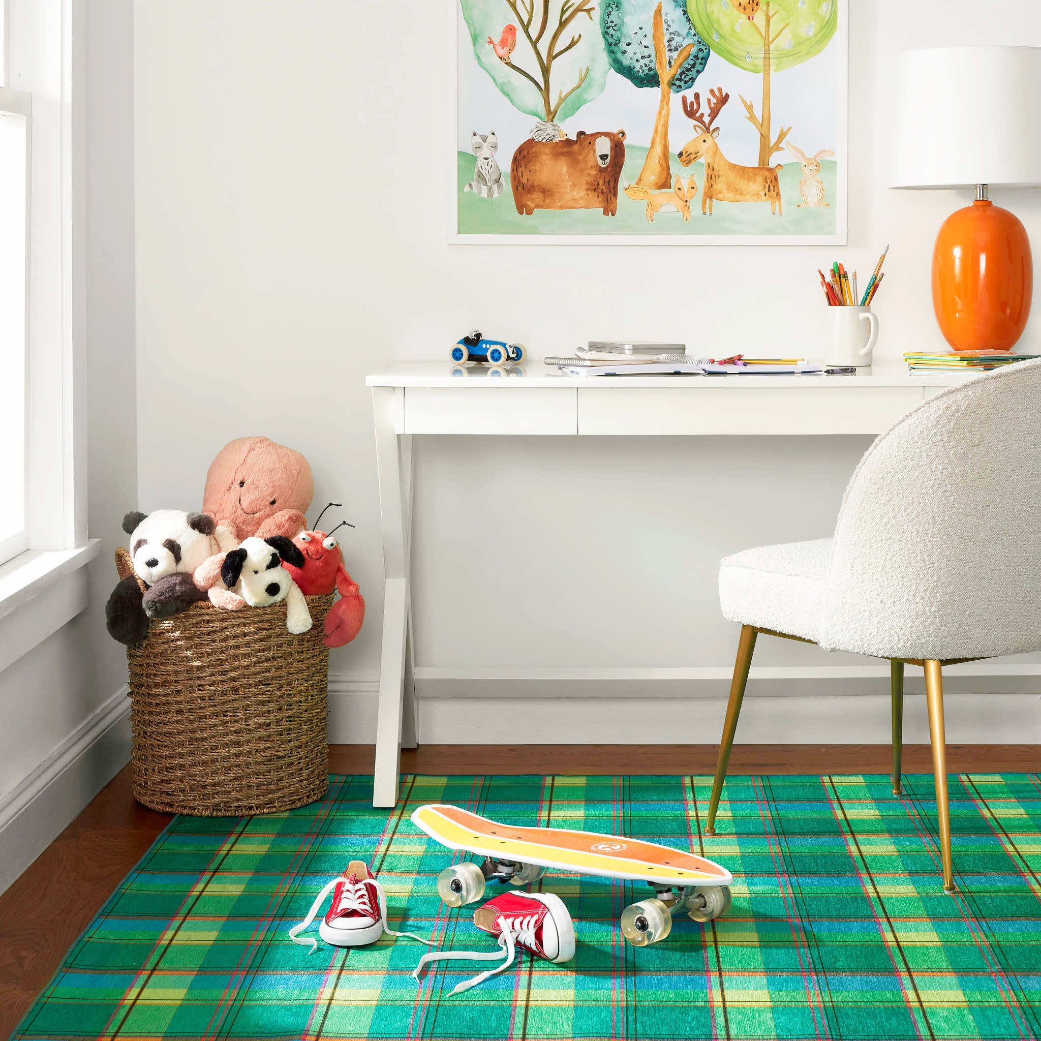 Pacific Madras Machine Washable Rug | Multi - Image 2