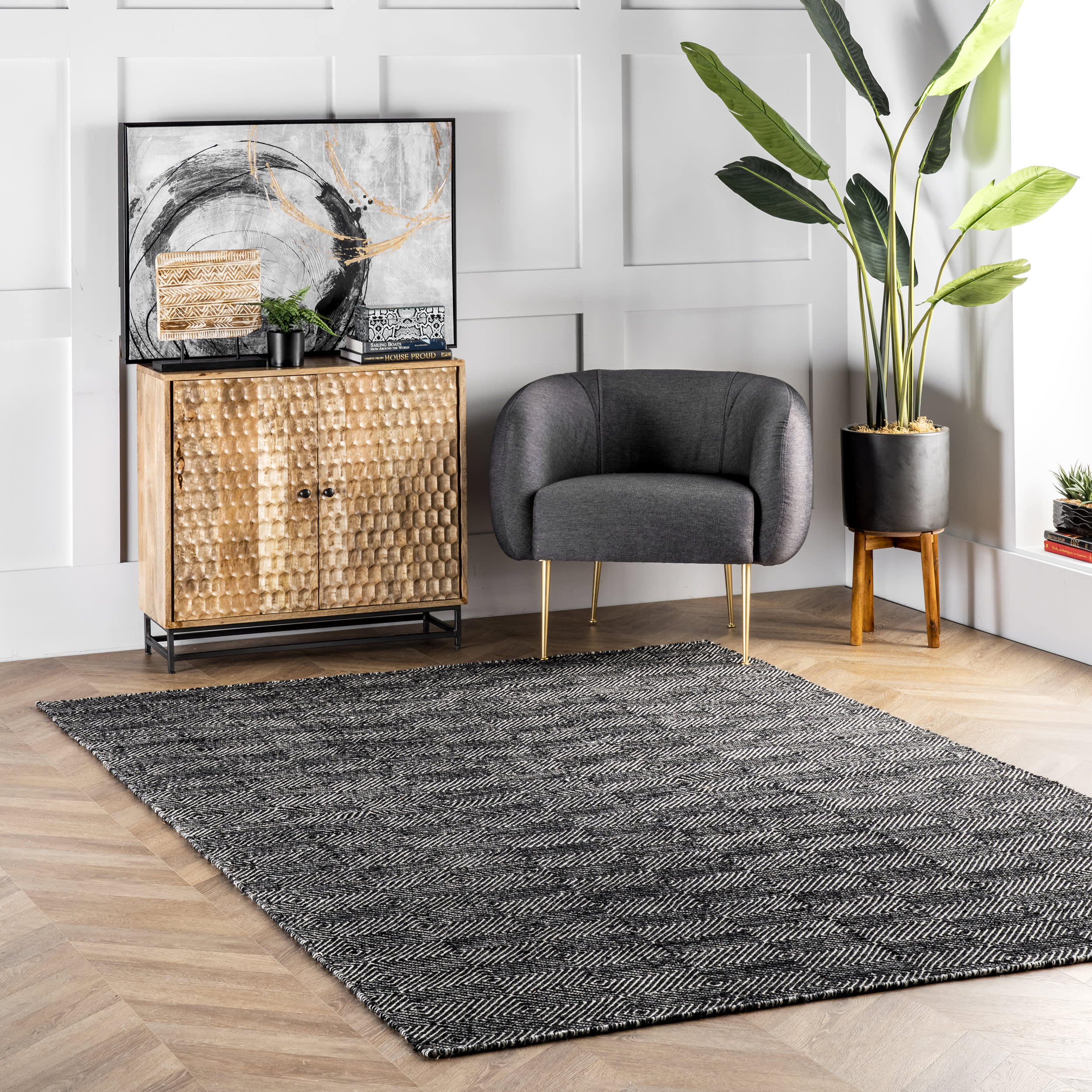 Paddle Rug | Black - Image 2